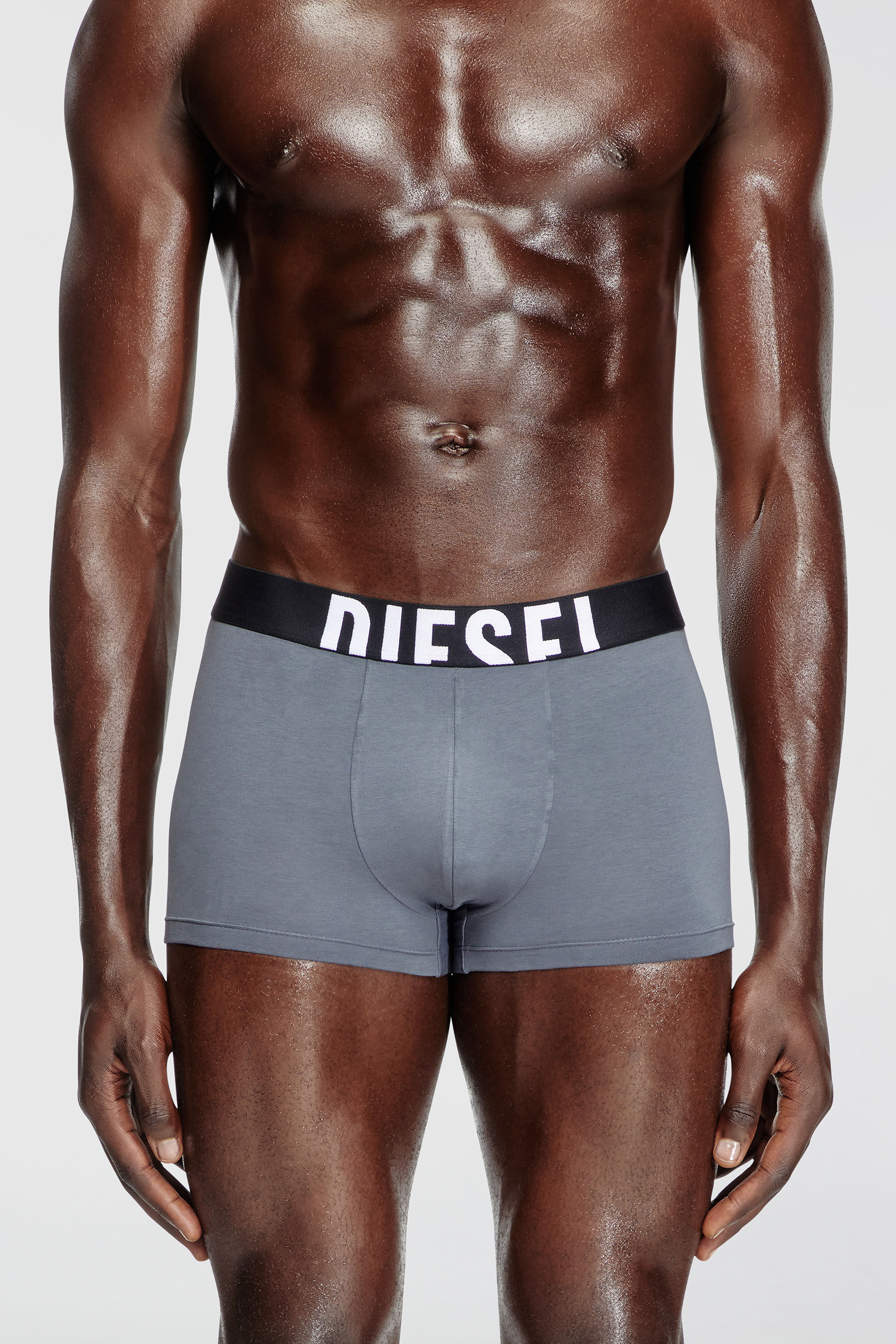 Diesel - DAMIEN-D-POP-3PACK-40, Lot de trois boxers en coton stretch Homme in Polychrome - 3