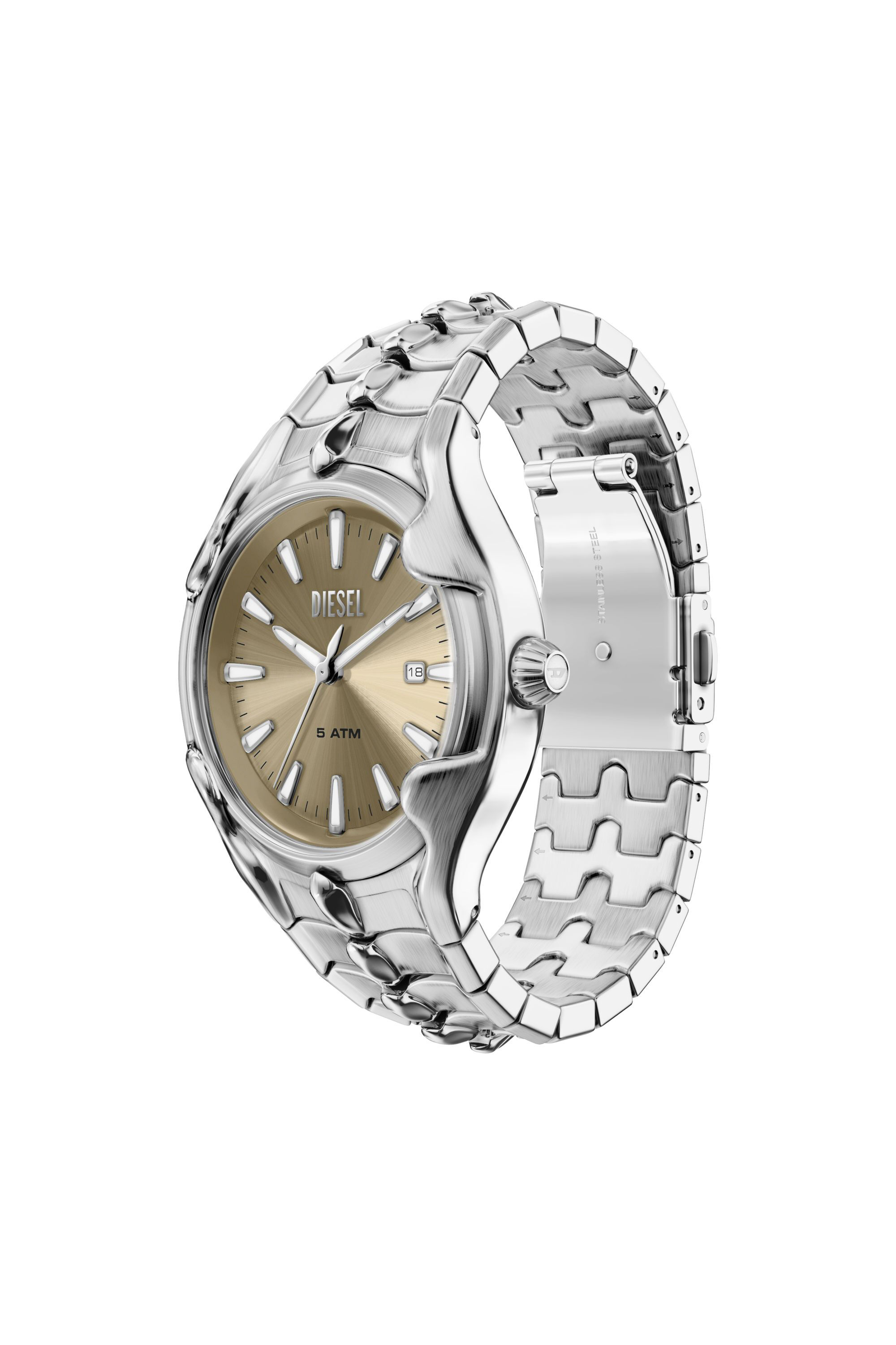 Men's Vert Stainless Steel Watch | Silver | Diesel