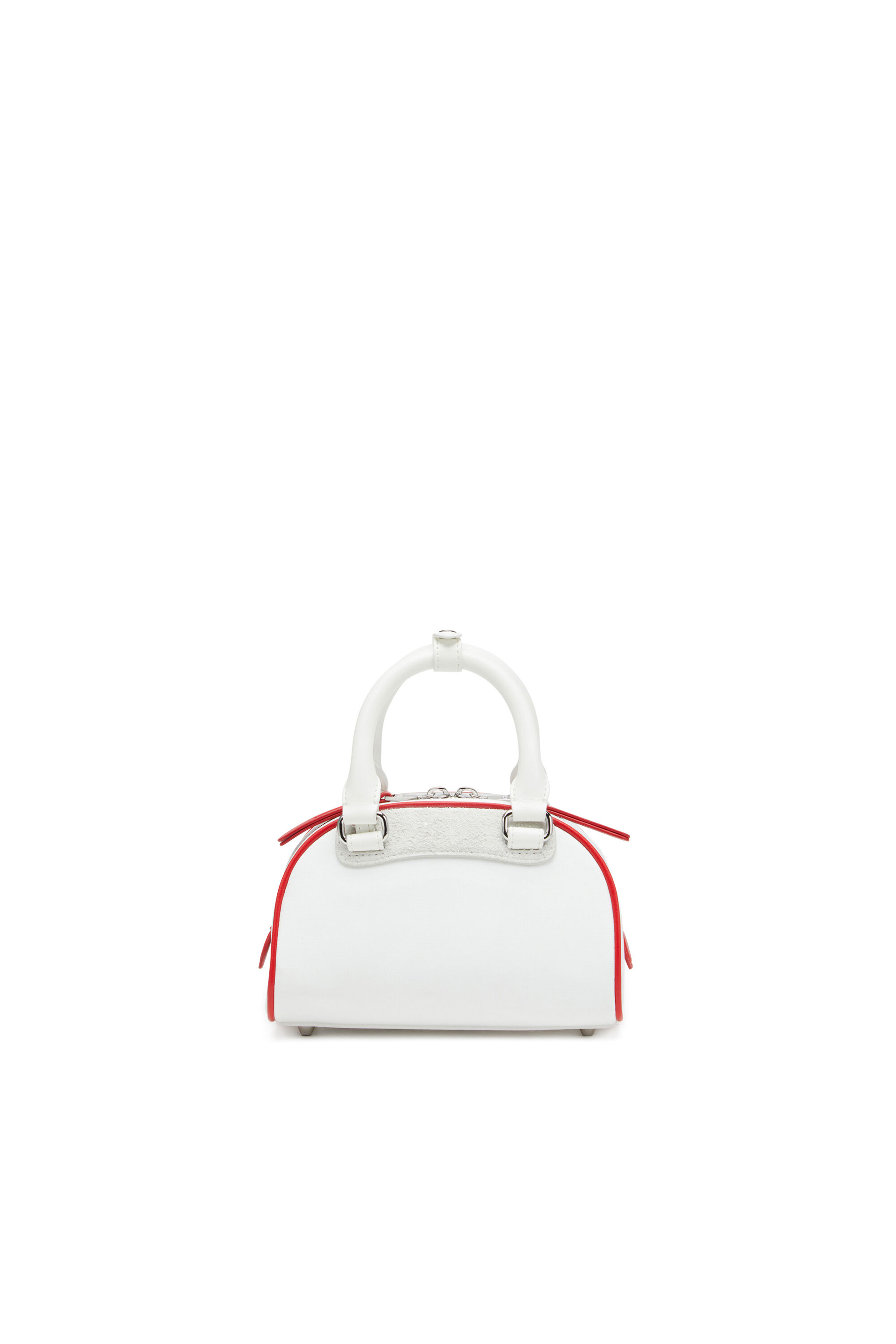 Diesel - 1DR DOME CROSSBODY, 1DR Dome-Mini sac bowling color-block Femme in Blanc - 3