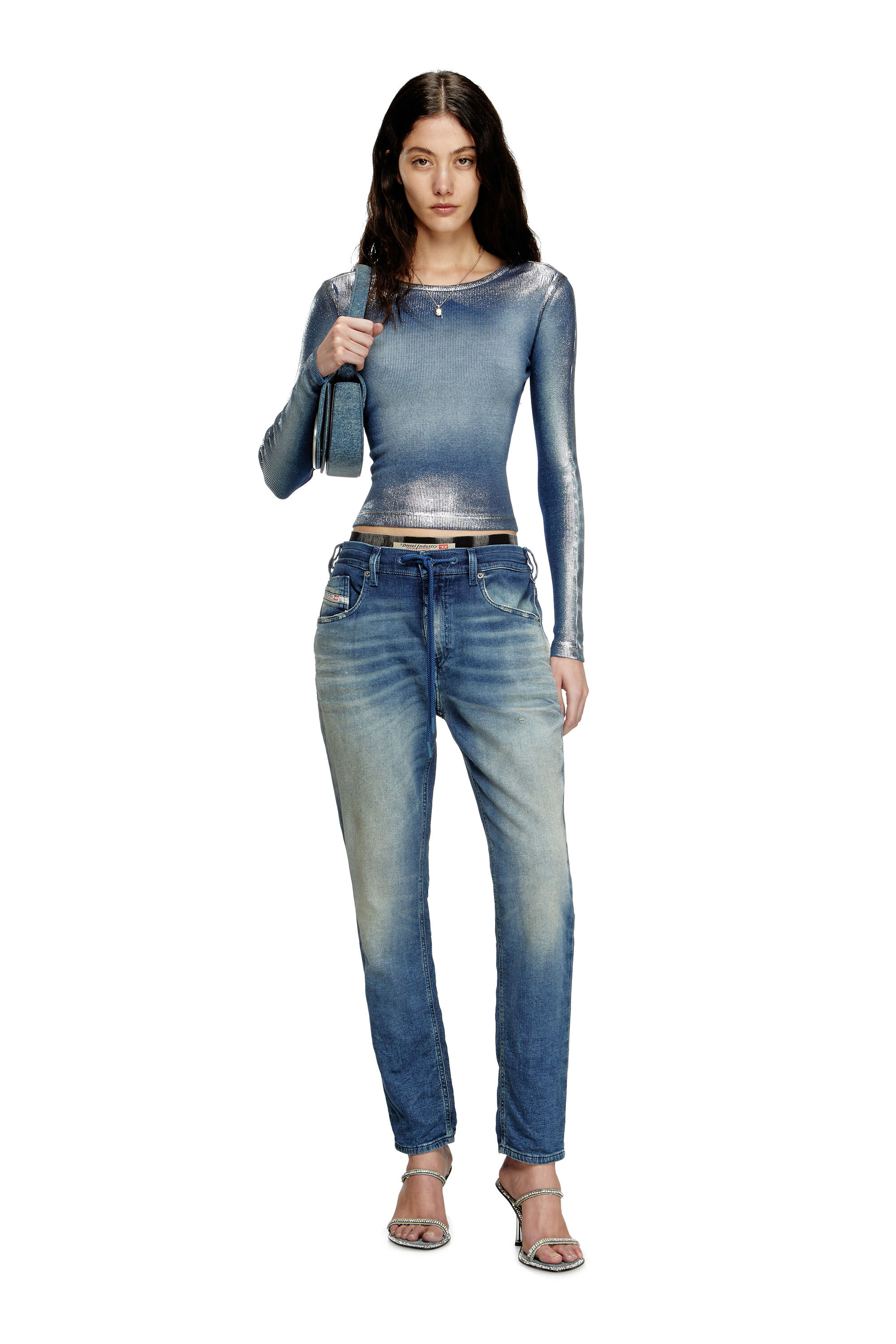 Diesel - Regular 2031 D-Krailey Joggjeans® 068PQ Femme, Bleu moyen - Image 1
