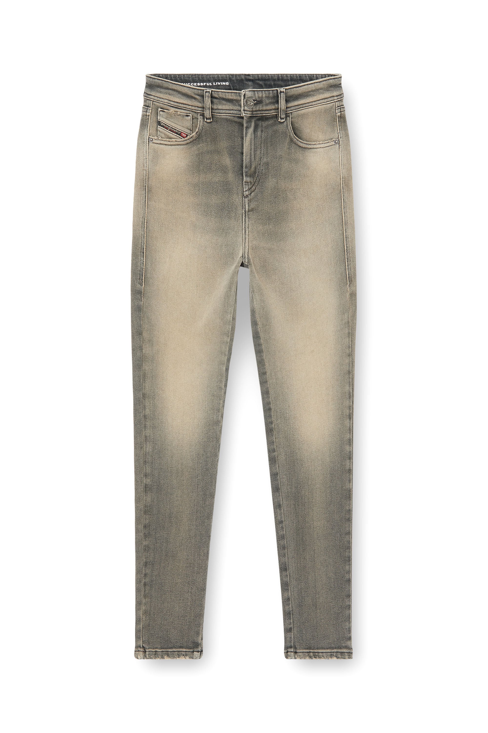 Diesel - Skinny Jeans 2017 Slandy 09P32 Femme, Gris - Image 6