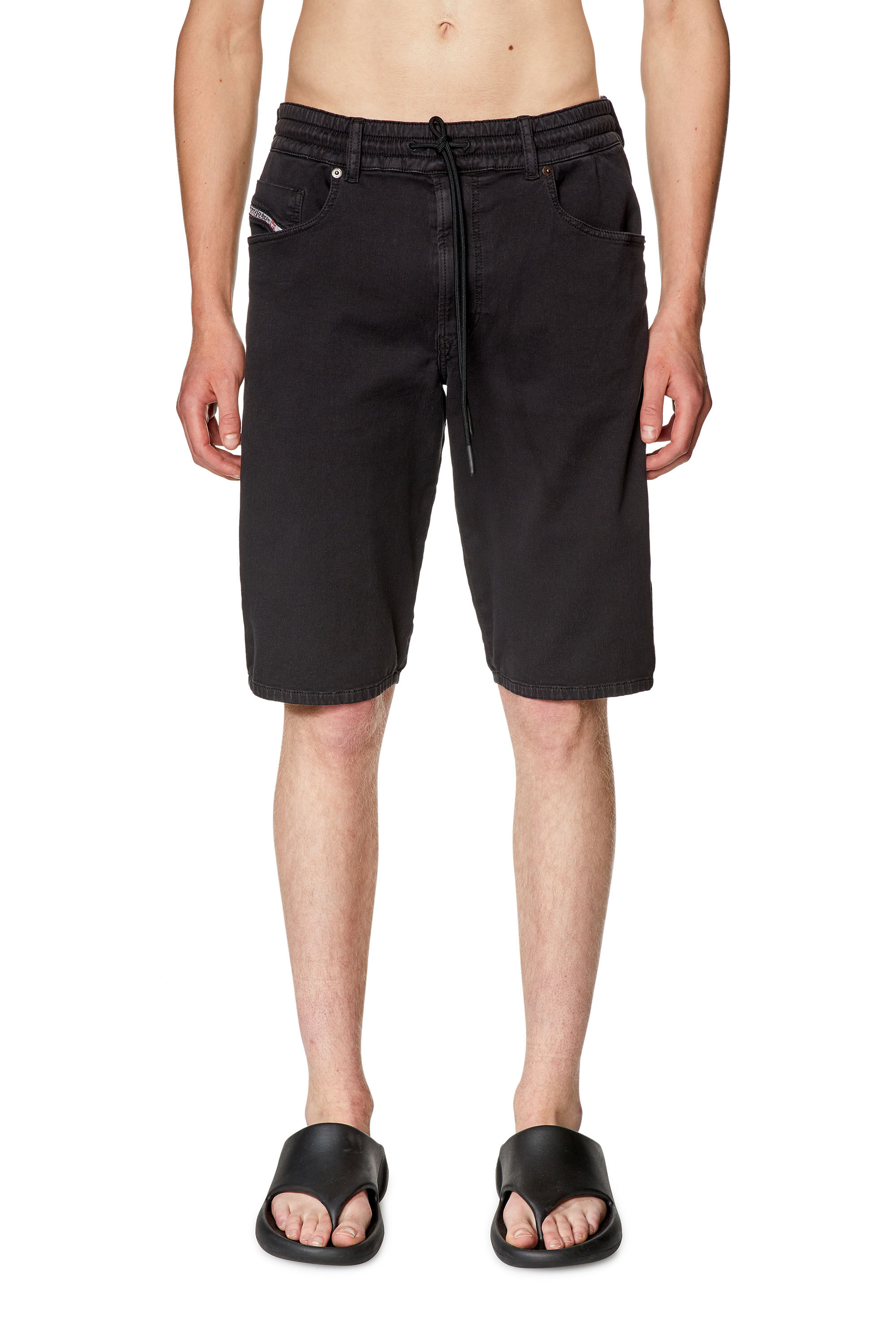 Diesel - D-KROOLEY-SHORT JOGG, Black - Image 3