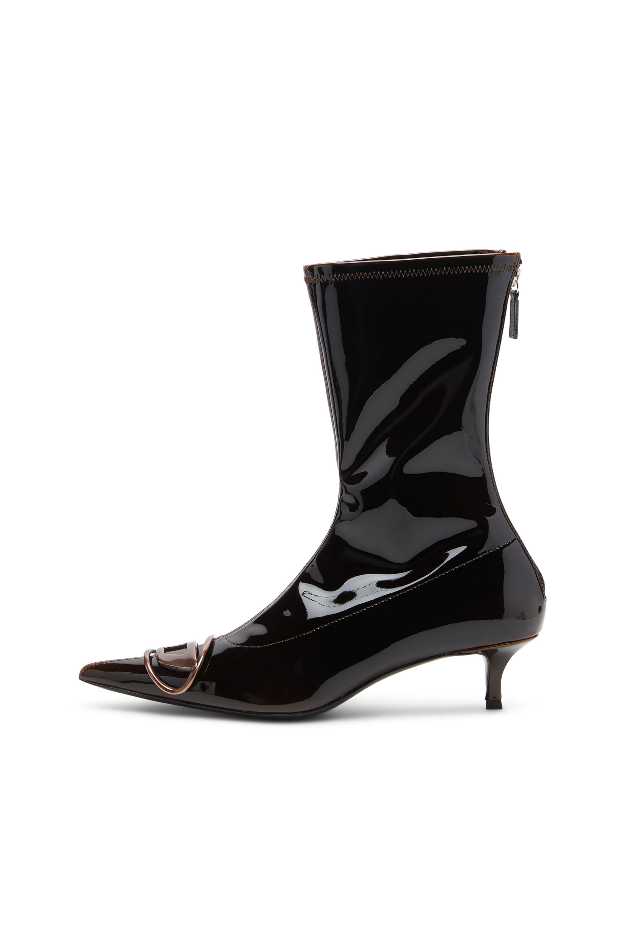 Diesel - D-VENUS KITTIE BT, D-Venus-Bottines en PU liquide Femme in Polychrome - 6