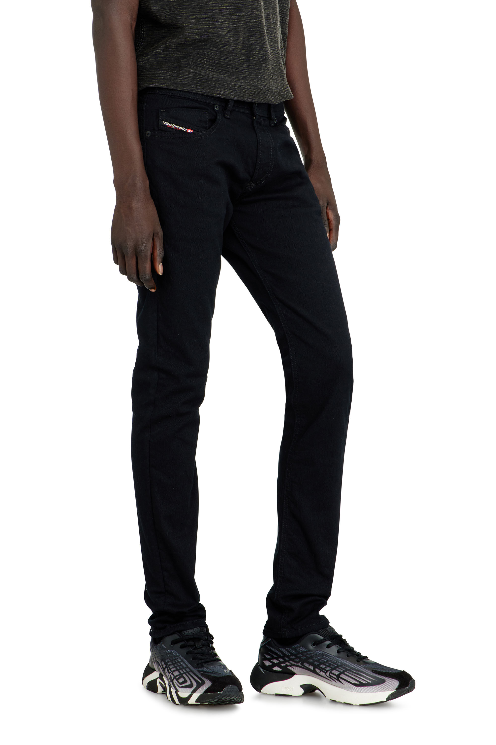 Diesel - Man's Skinny Jeans 1979 Sleenker 09C51, Black/Dark grey - 7