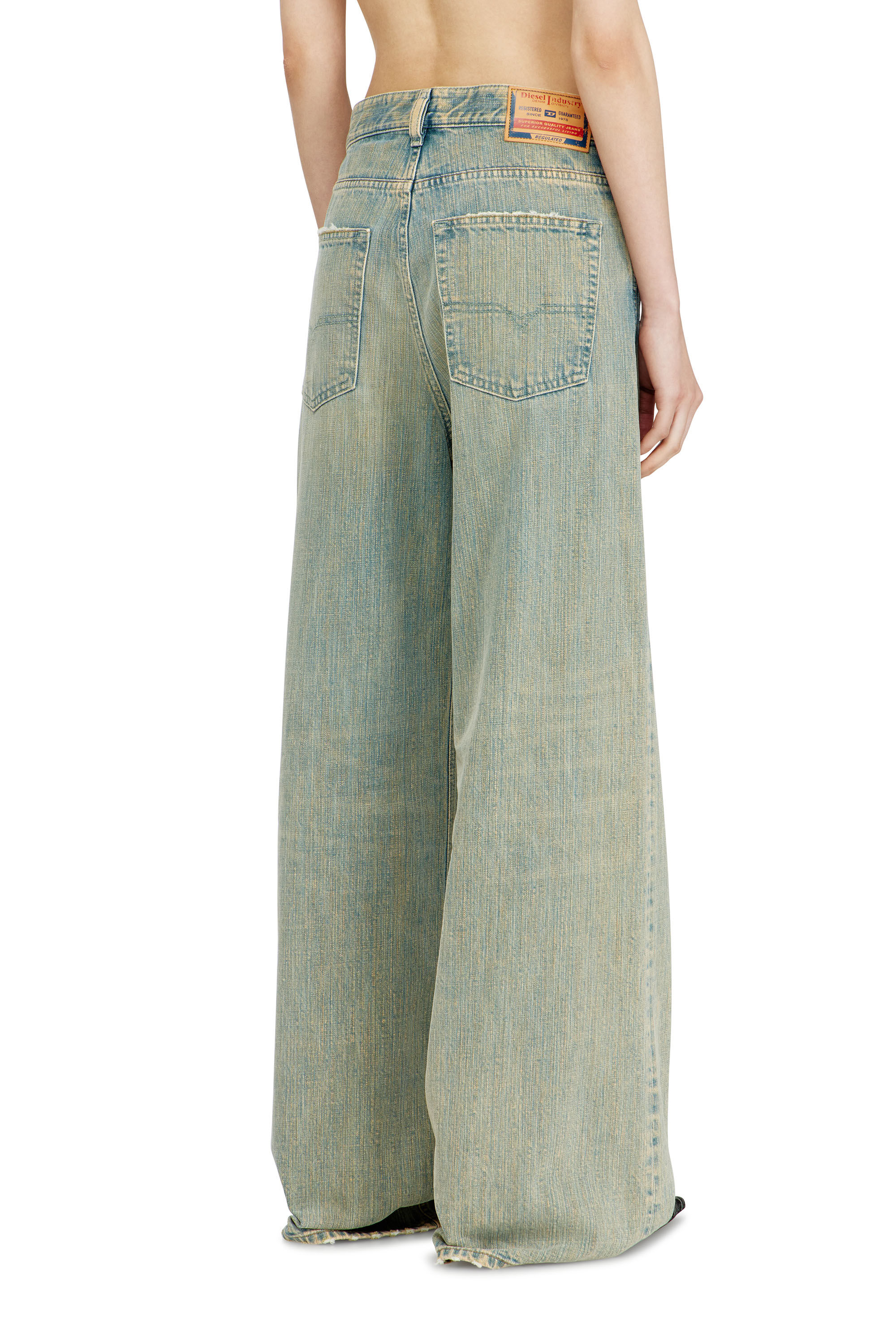 Diesel - Relaxed Jeans 1996 D-Sire 007CY Femme, Bleu moyen - Image 4