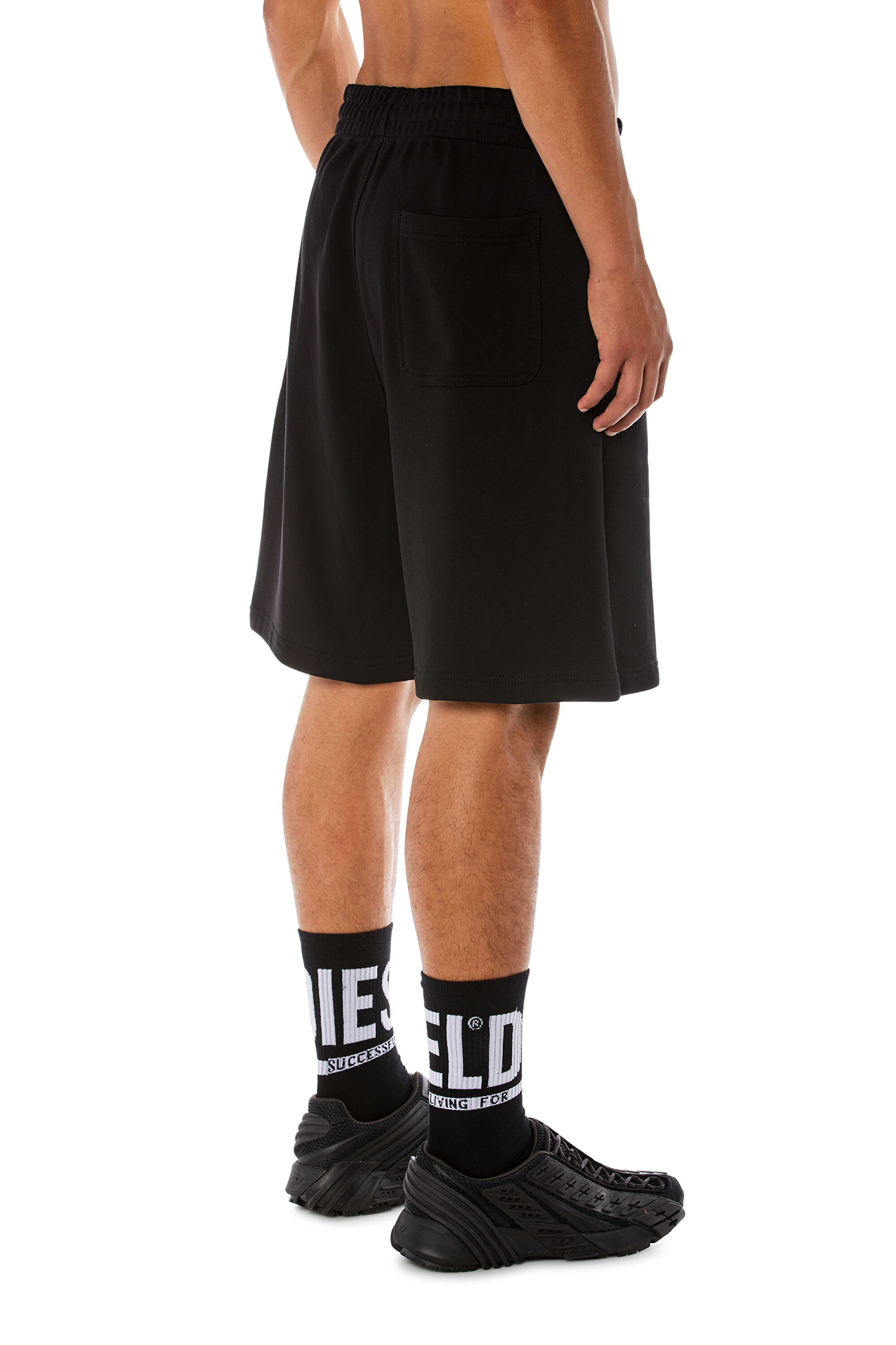 Diesel - P-BISC-D, Short de survêtement avec empiècement D Homme in ToBeDefined - 2