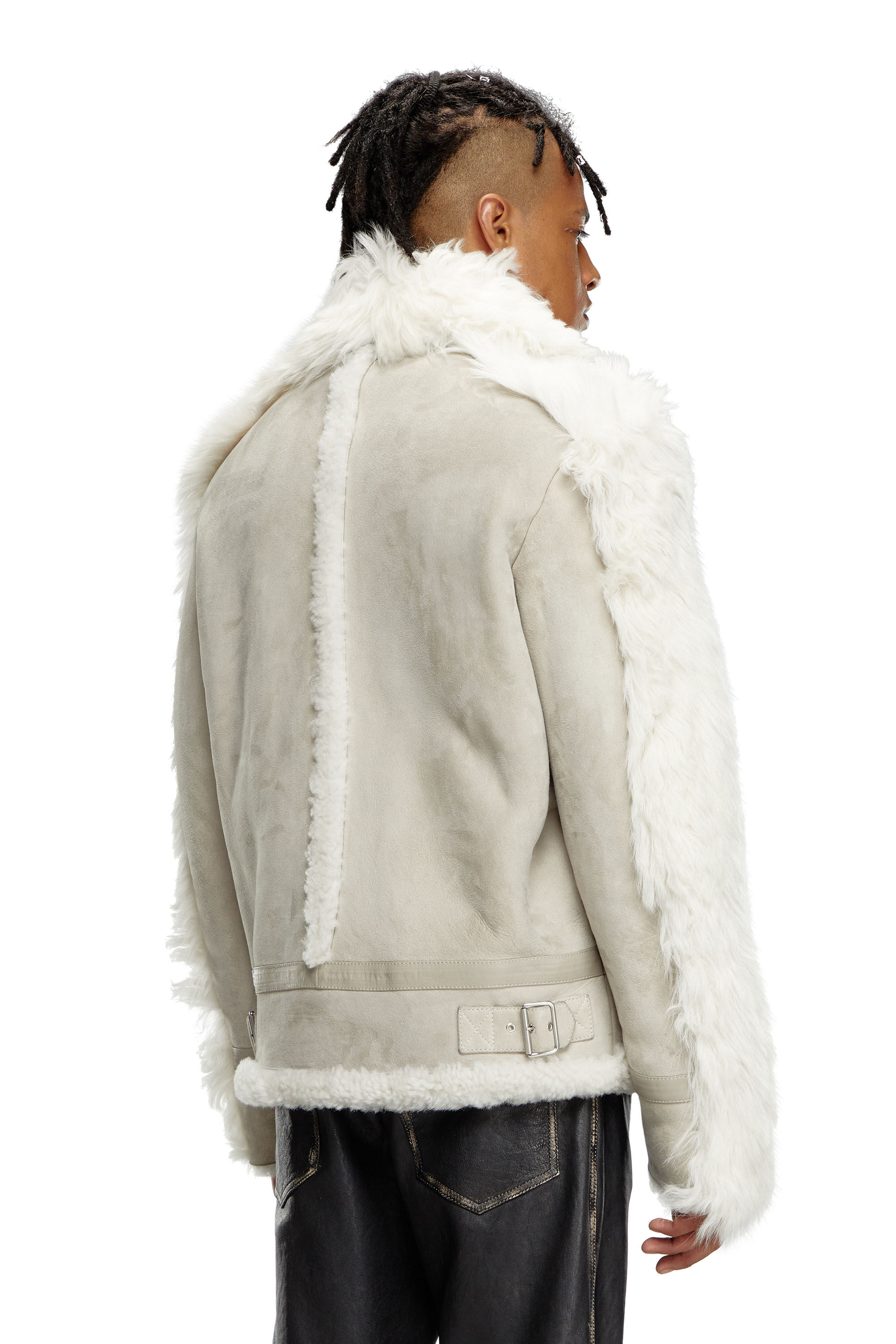Diesel shearling coat hot sale
