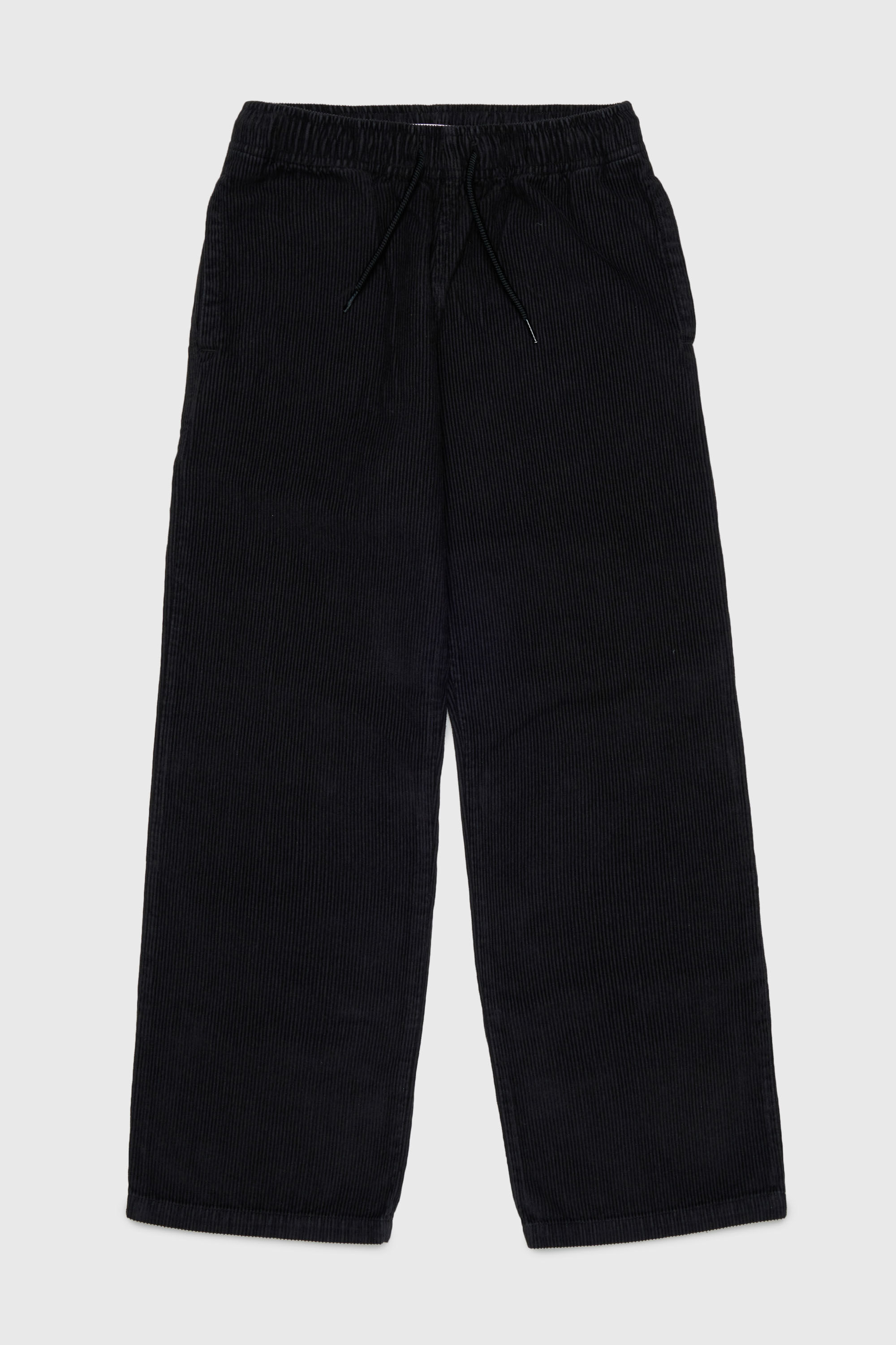 Diesel - PMILL, Pantalon en velours c&ocirc;tel&eacute; avec taille &agrave; coulisse Homme in Noir - 1