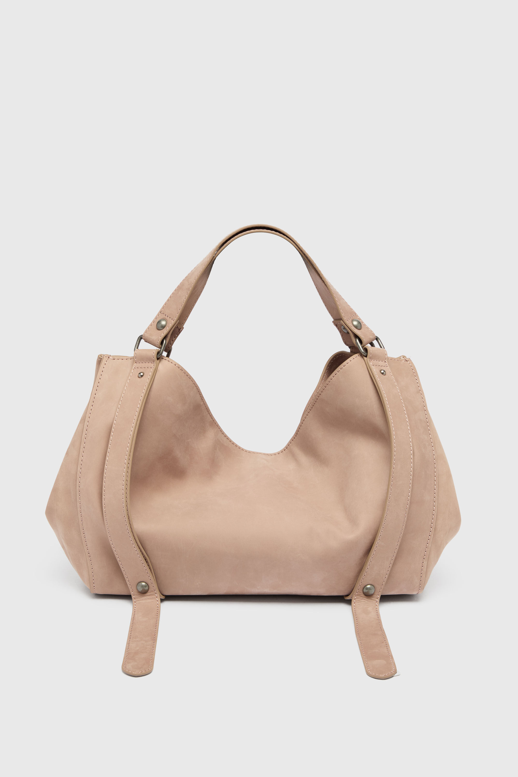Diesel - D-ONE TOPHANDLE M, D-One-Sac medium &agrave; poign&eacute;e sup&eacute;rieure en cuir trait&eacute; Mixte in Rose - 4