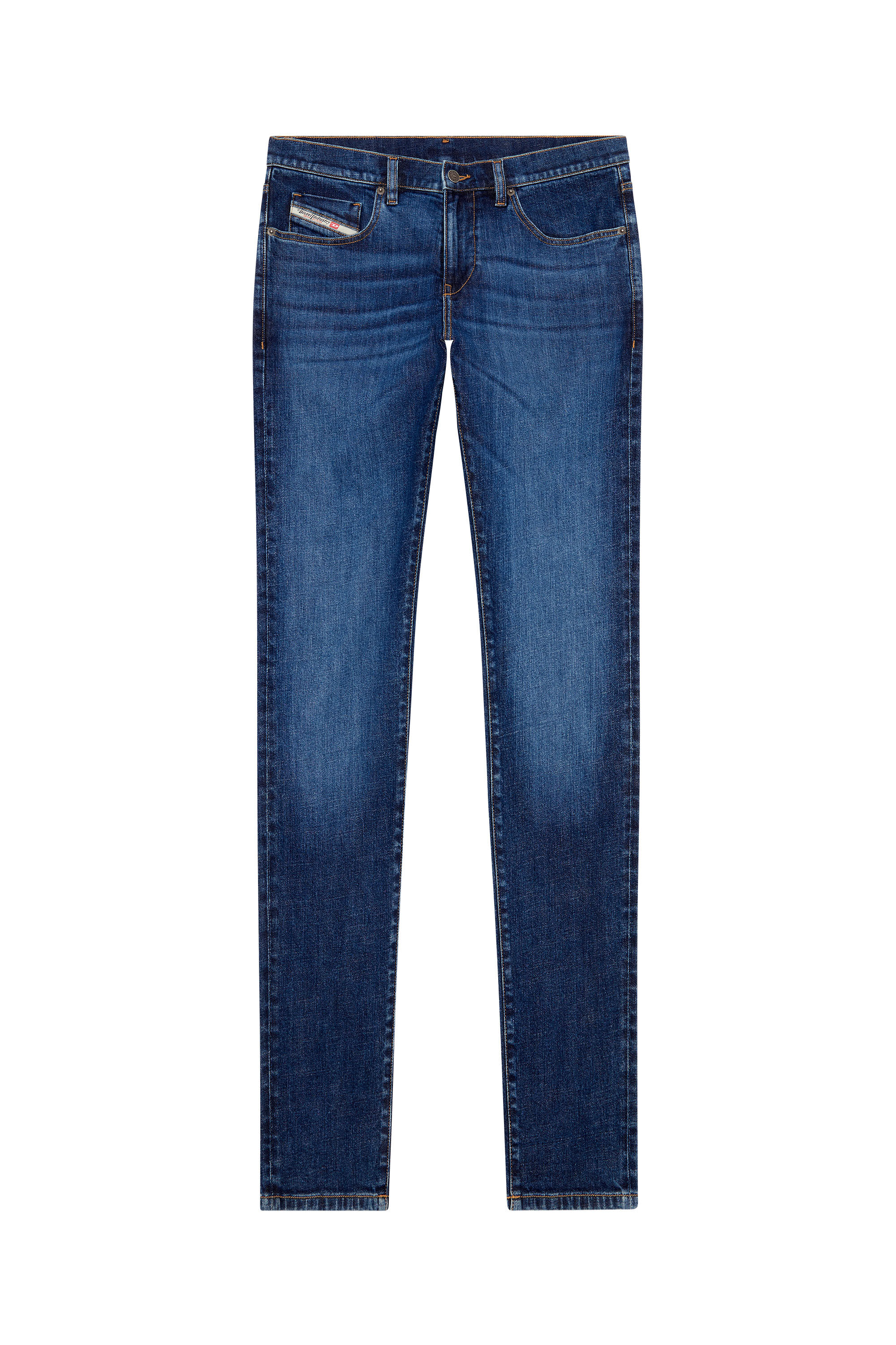 Diesel - Homme Slim Jeans 2019 D-Strukt 0PFAZ, Bleu Foncé - Image 2