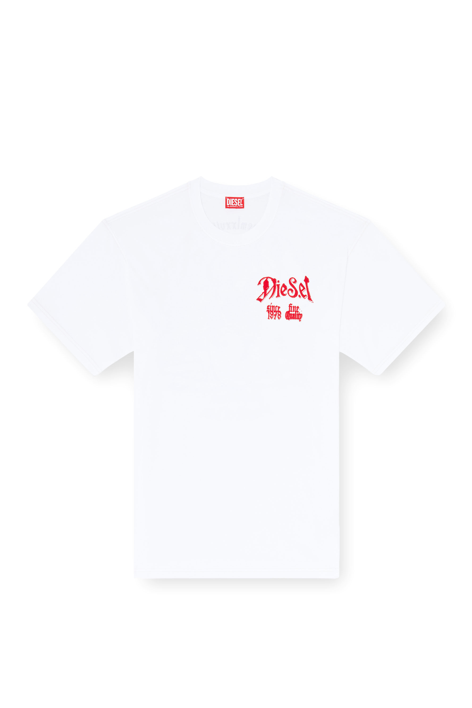 Diesel - T-BOXT-AA2, T-shirt en coton avec motif floqu&eacute; Homme in ToBeDefined - 2