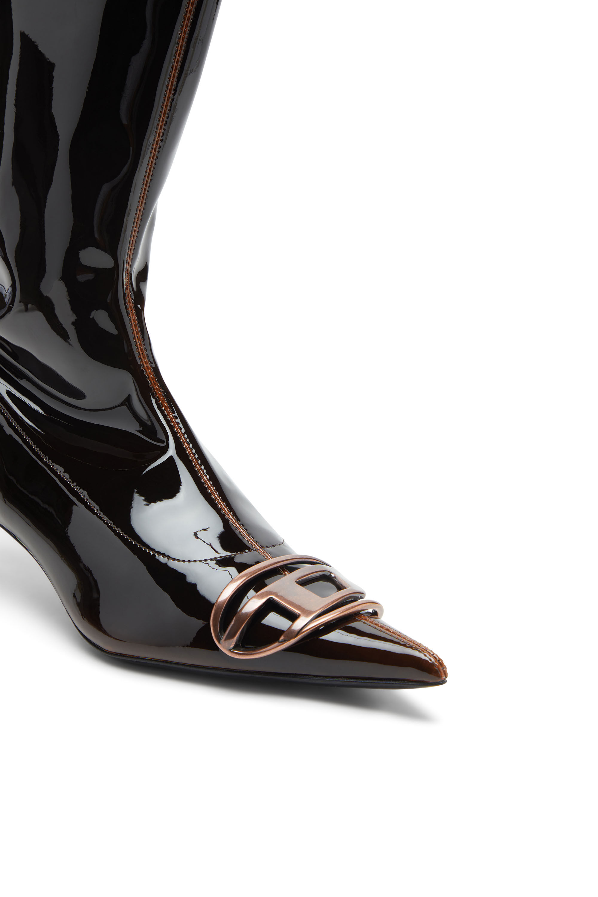 Diesel - D-VENUS KITTIE BT, D-Venus-Bottines en PU liquide Femme in Polychrome - 4