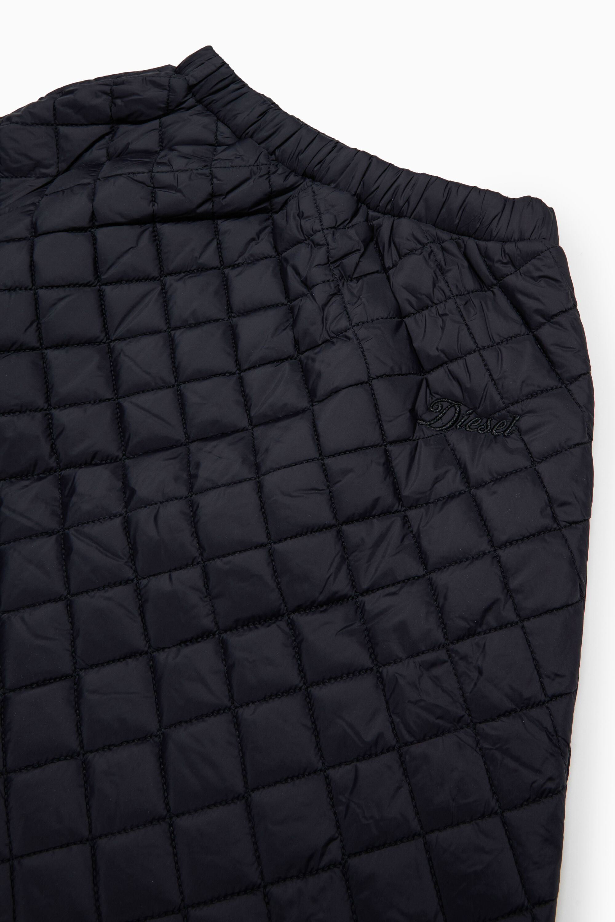 Diesel - GMONTY, Jupe matelass&eacute;e en nylon Femme in Noir - 3