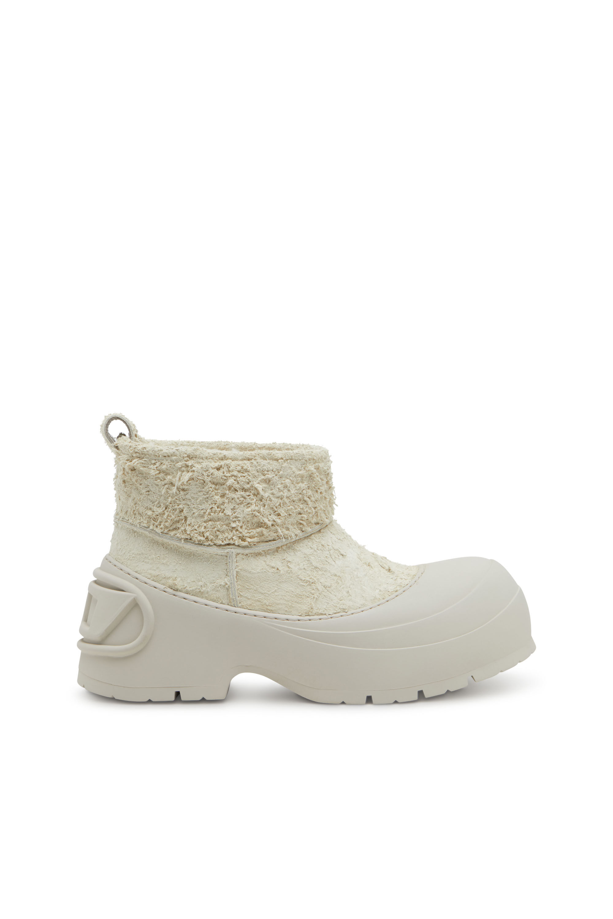 Diesel - D-DONALD MONTONE, D-Donald-Bottines épaisses avec semelle crantée Homme in Blanc - 1