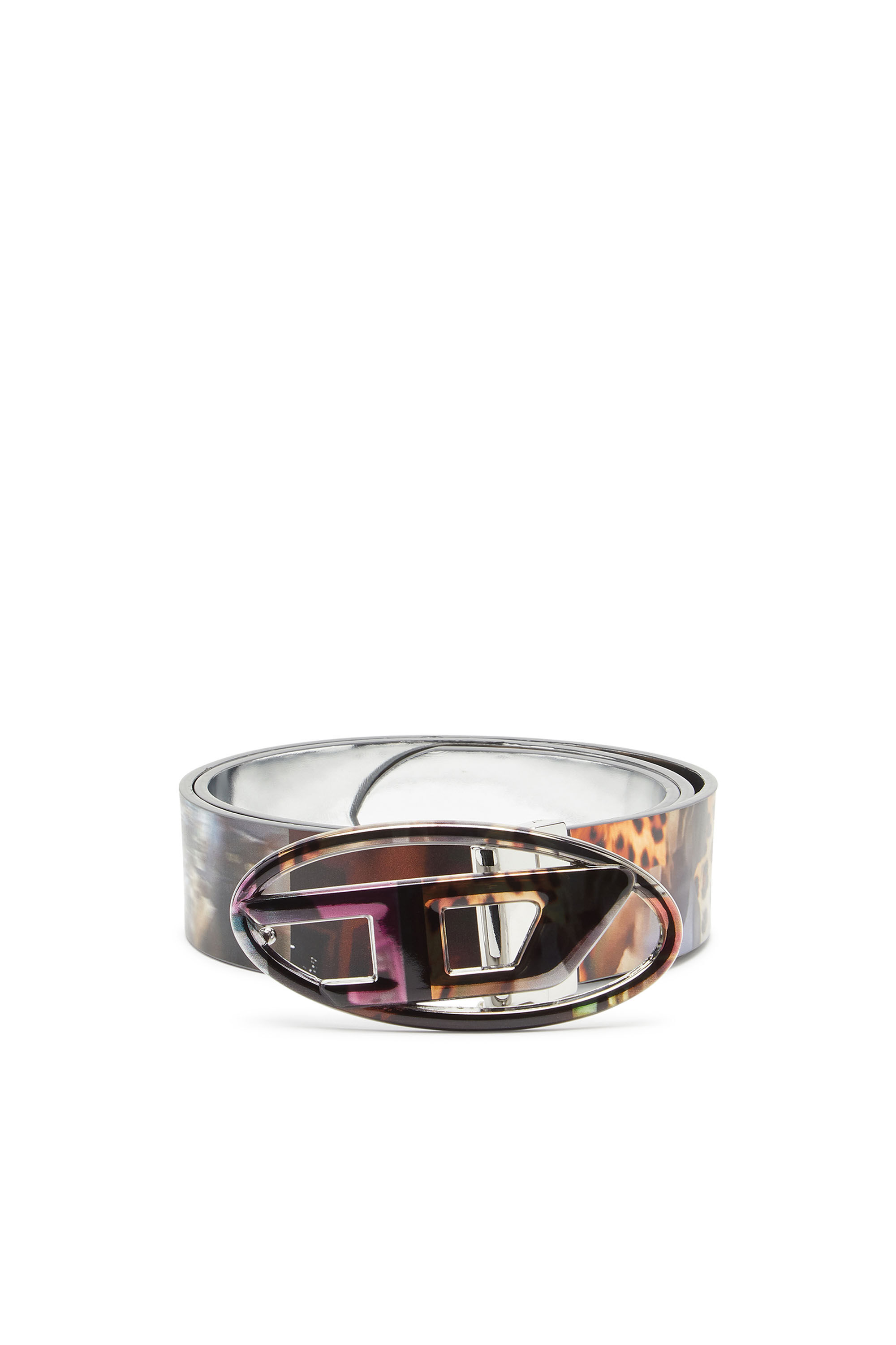 Diesel - B-1DR REV II, Unisex's Belt with Livestream print in Multicolor - 1