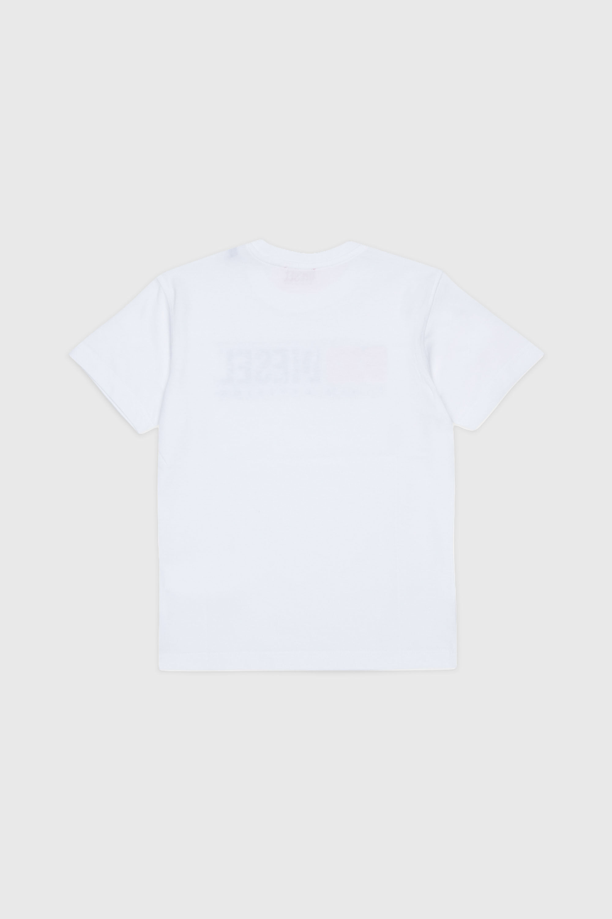 Diesel - TLOMIX, T-shirt avec logo effet distressed Homme in Blanc - 2