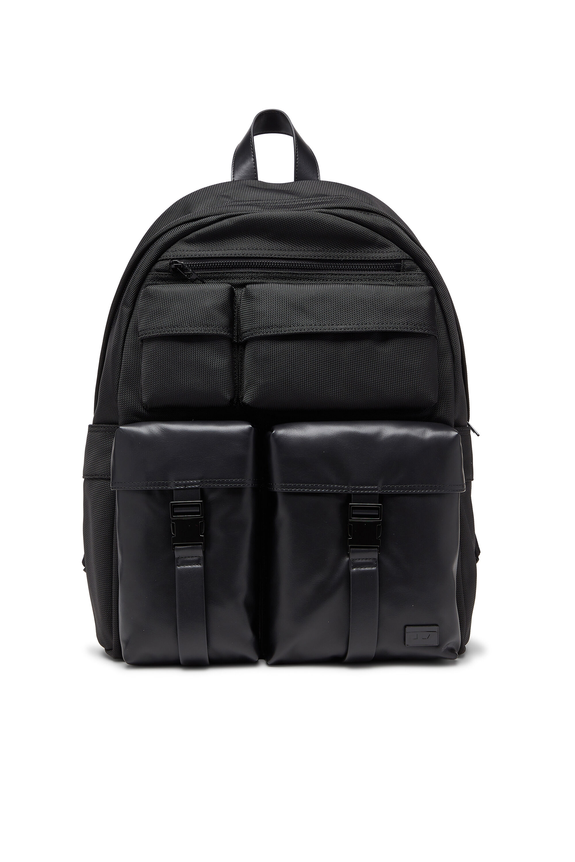Diesel - MULTI-PKTS BACKPACK X, Multi-Pkts - Sac &agrave; dos en nylon avec poches avant Mixte in Noir - 1