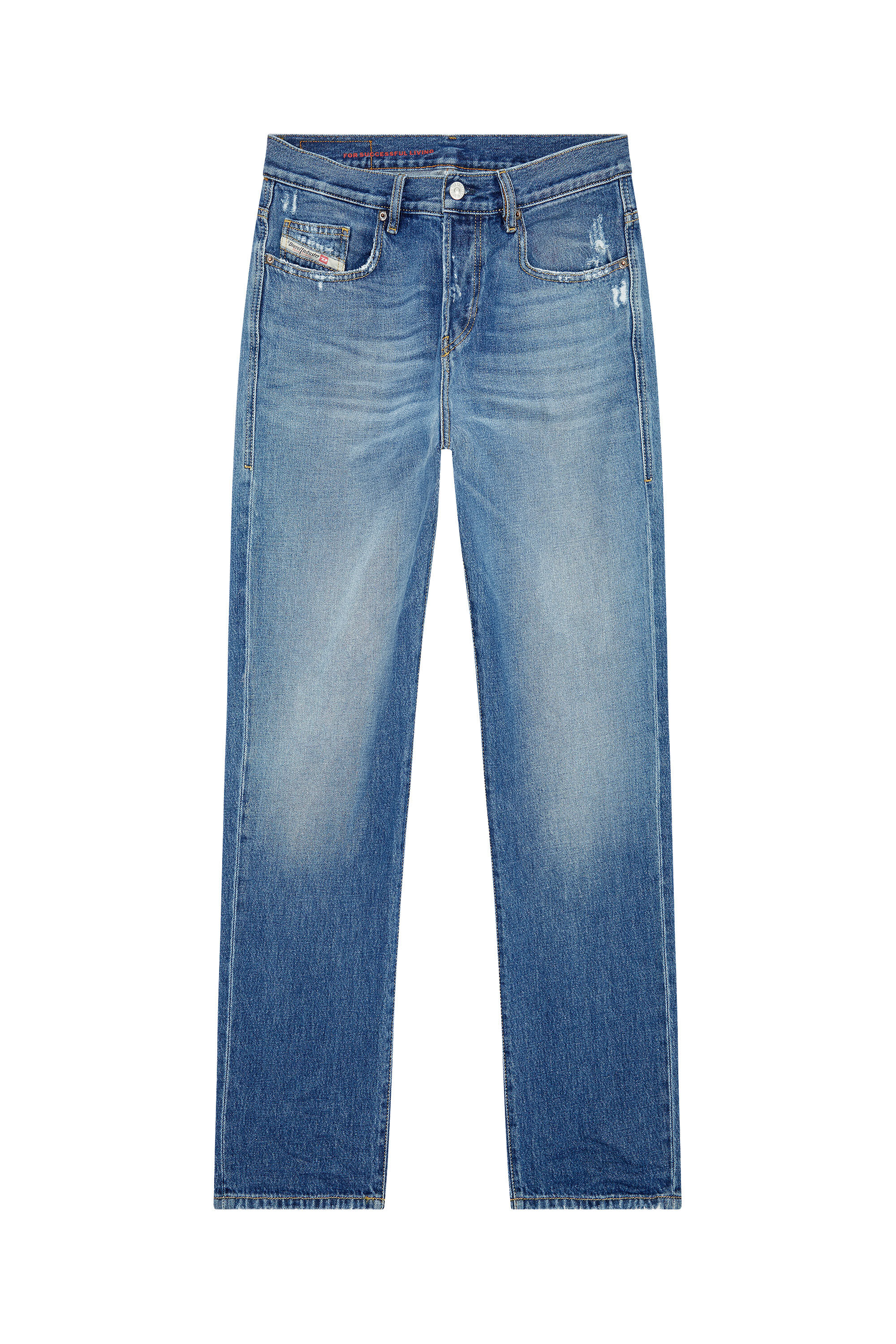 Diesel - 2020 D-Viker E9C03 Straight Jeans, Medium blue - Image 2