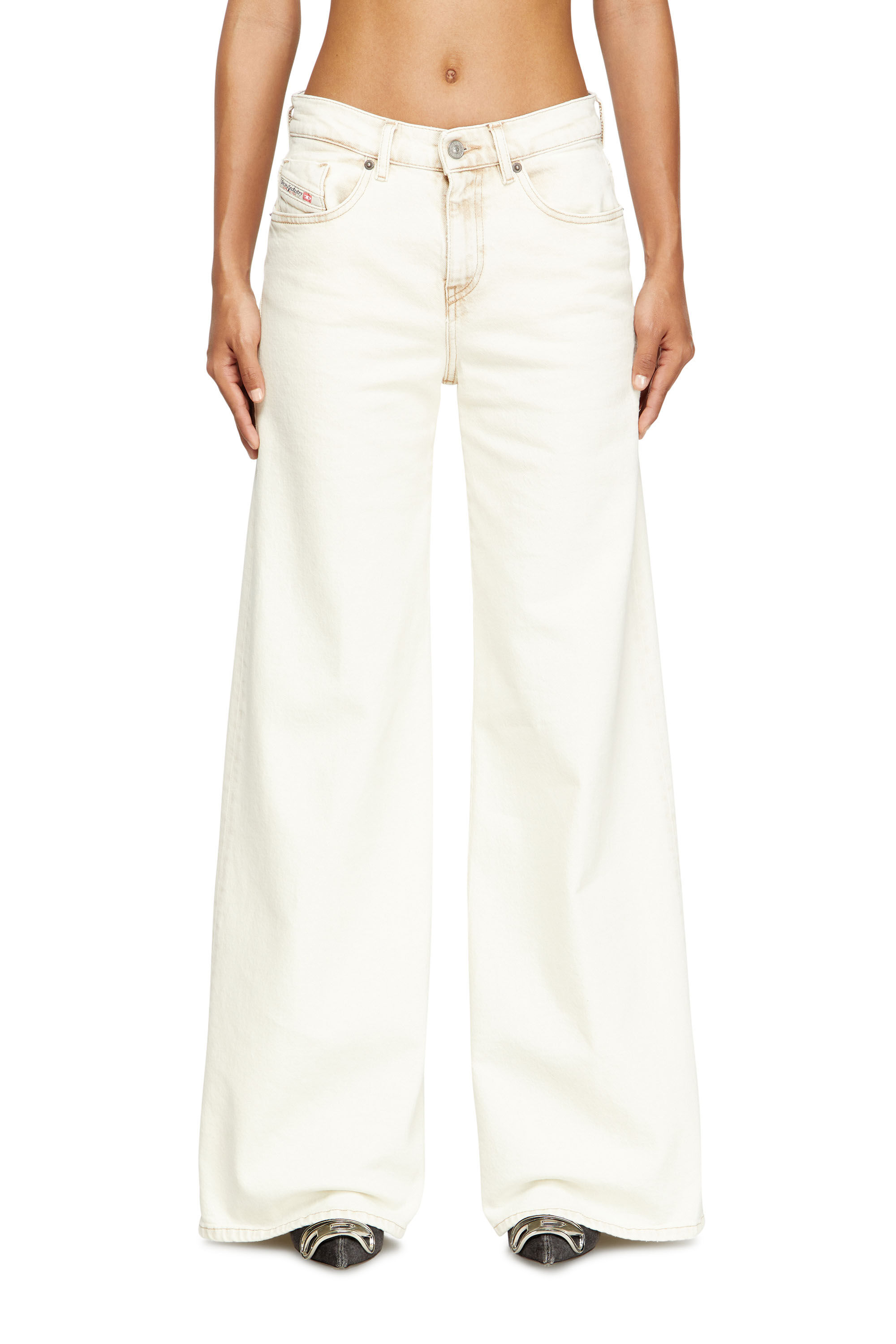 Diesel - Flare Jeans 1978 D-Akemi 09M70 Femme, Blanc - Image 3