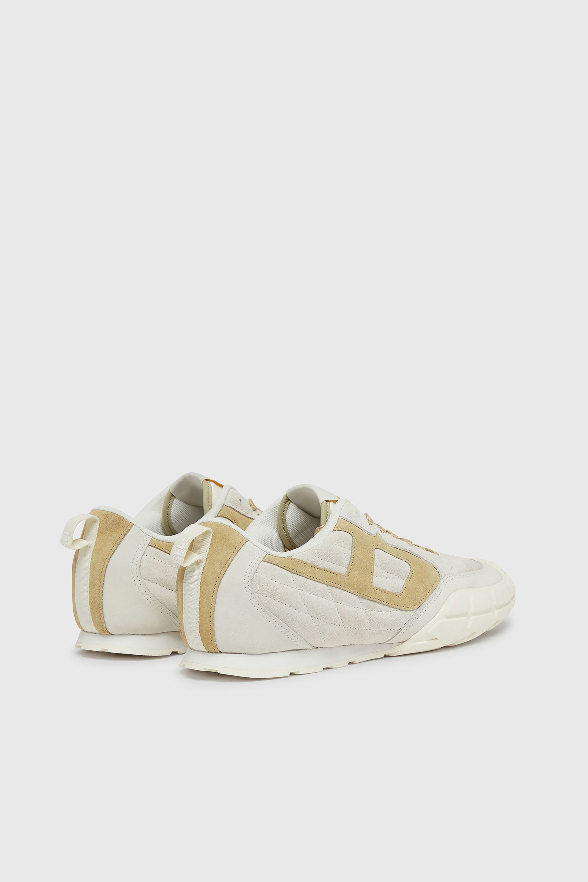 Diesel - S-PAGODHA LOW W, S-Pagodha-Baskets en daim matelass&eacute;es Femme in Blanc - 3