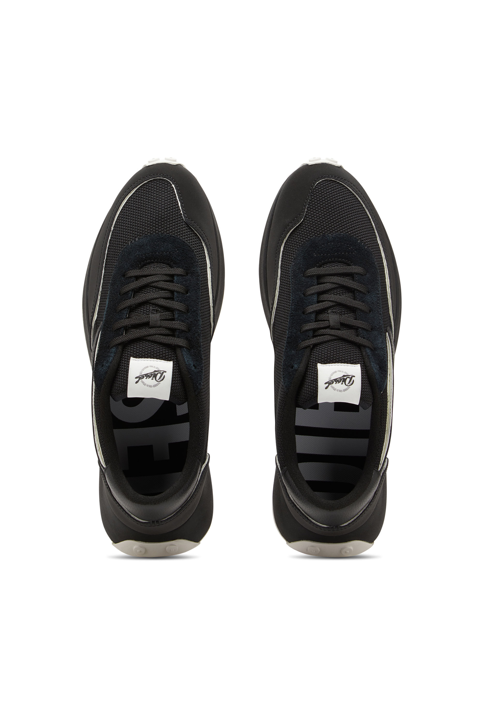 Diesel - S-RACER LC, S-Racer Lc - Sneakers en mesh, daim et nylon Homme in Noir - 5