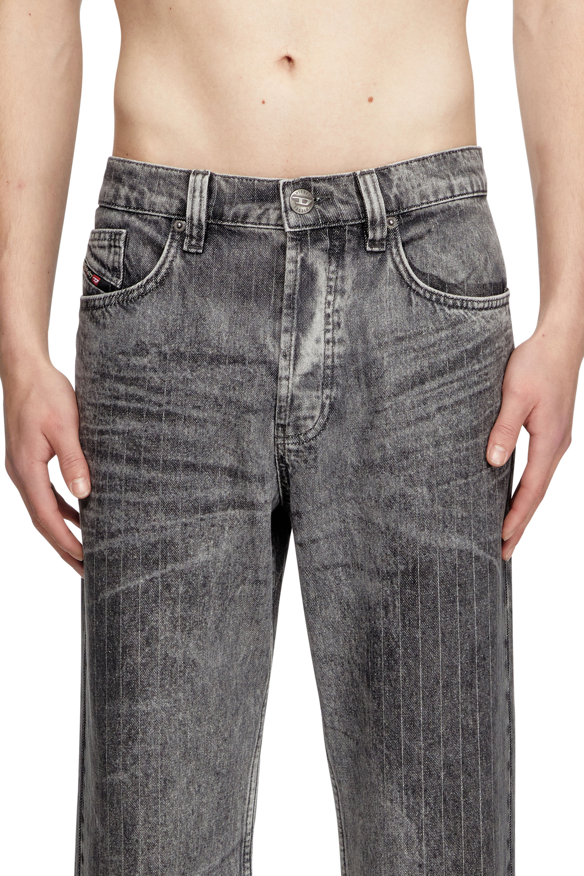 Diesel - Regular Jeans 2010 D-Macs 0ABCU Homme, Gris Clair - Image 5