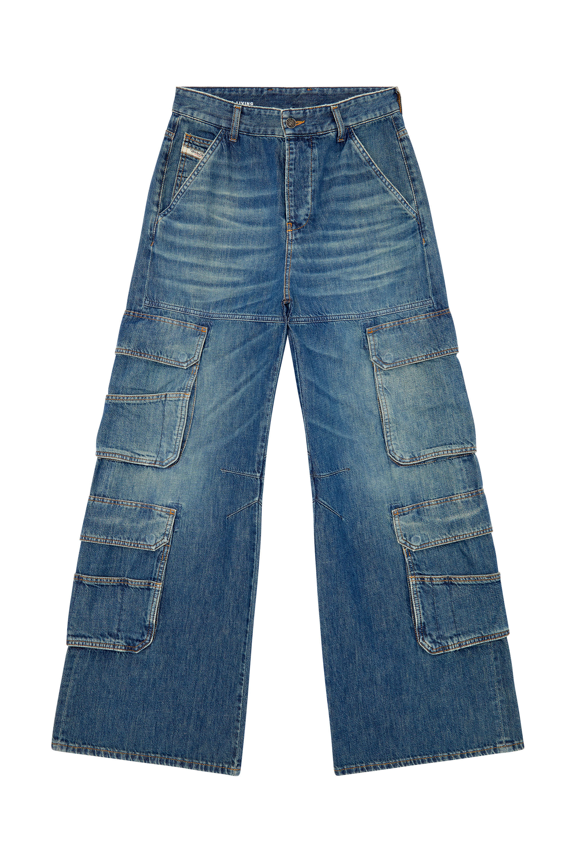 Diesel - Straight Jeans 1996 D-Sire 0NJAN, Bleu Clair - Image 2