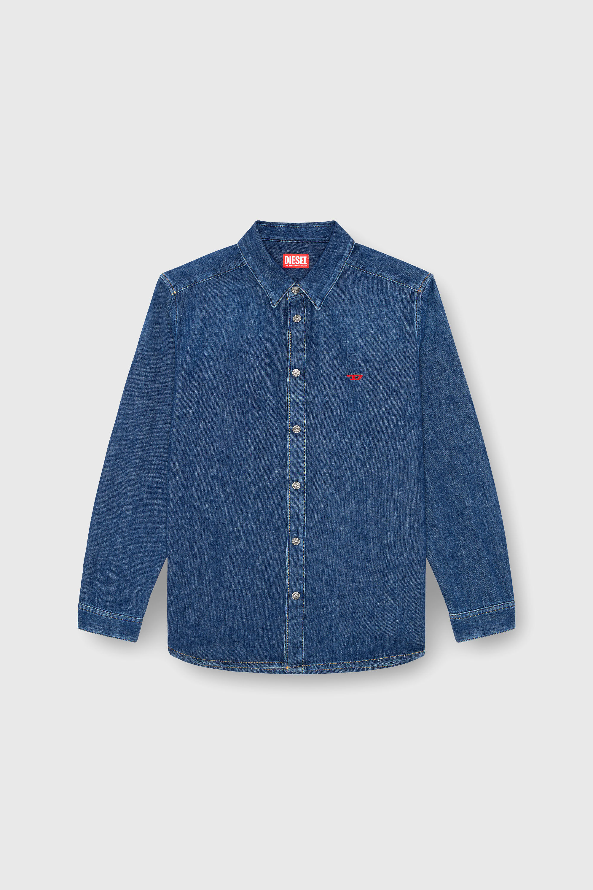 Diesel - D-SIMPLY, Chemise en denim Homme in Bleu - 2