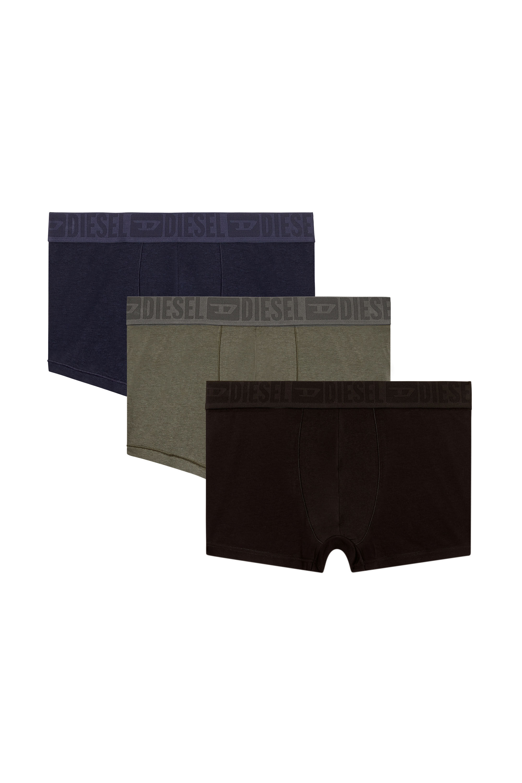Diesel - BENJAMIN-D-MONO-3PACK, Lot de trois boxers unis Homme in Polychrome - 2
