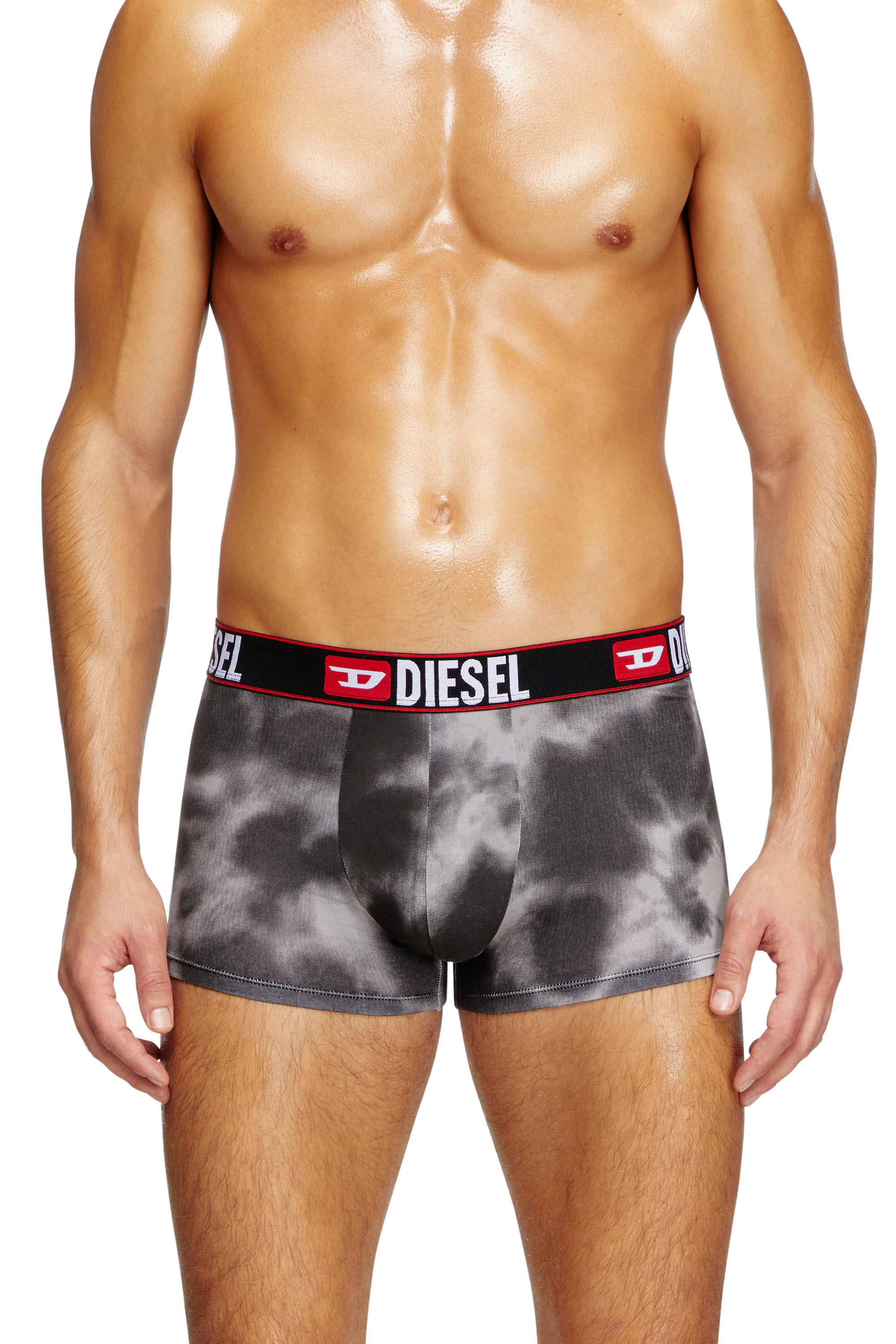 Diesel - UMBX-DAMIEN, Boxer avec imprimé nuage Homme in Noir - 3