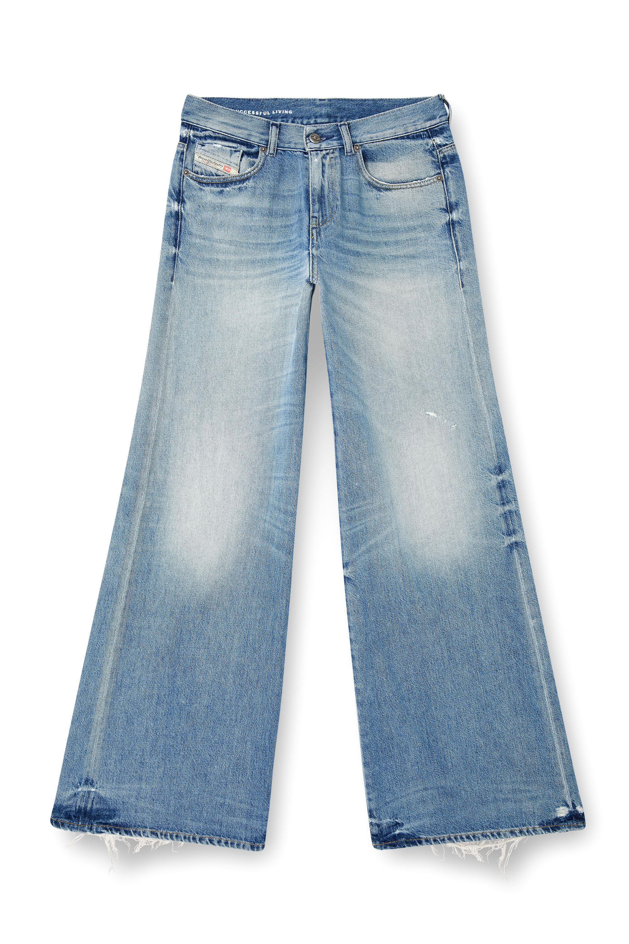 Diesel - Flare Jeans 1978 D-Akemi 09M07 Femme, Bleu Clair - Image 2