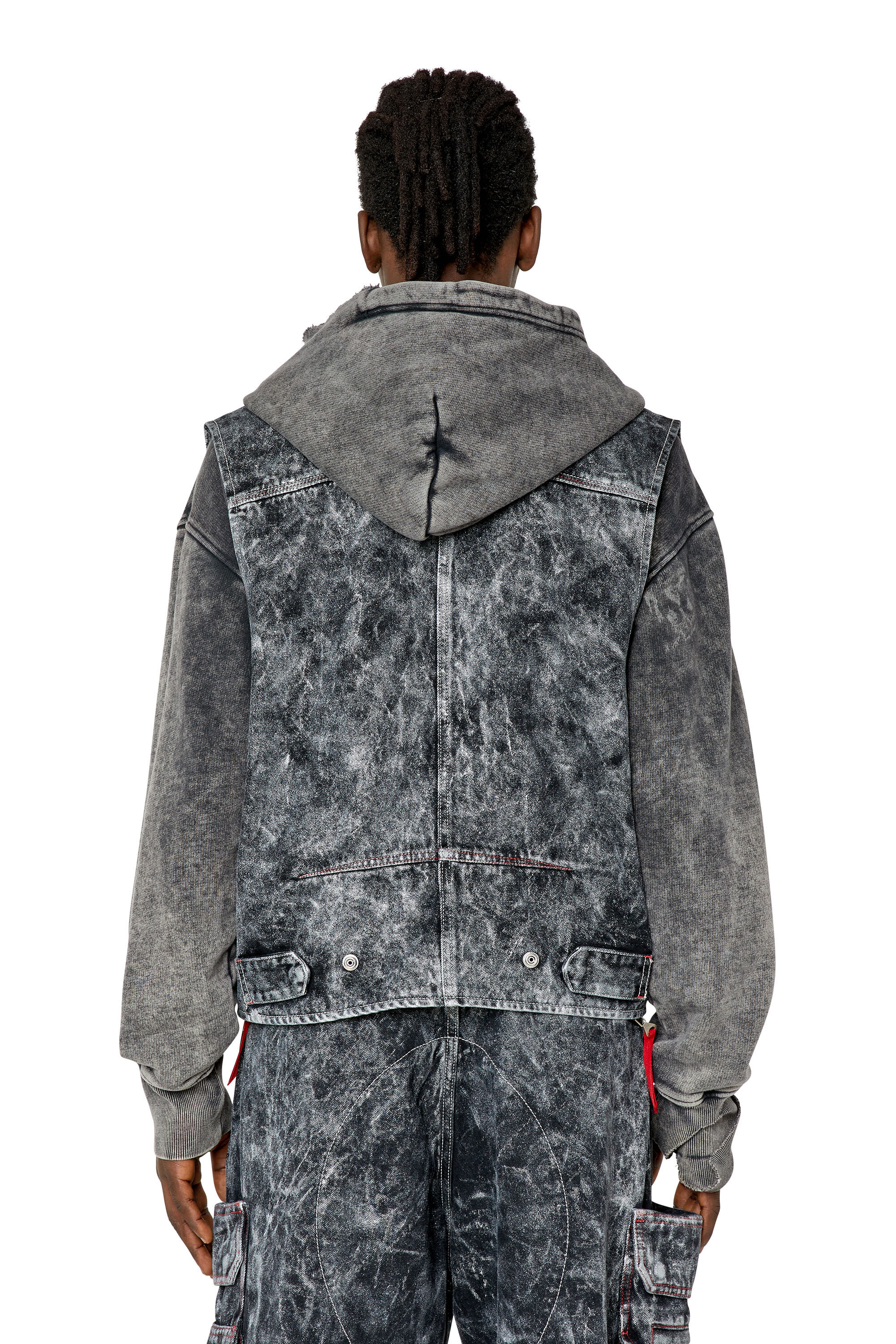 Diesel - D-SAMP, Black/Dark grey - Image 4