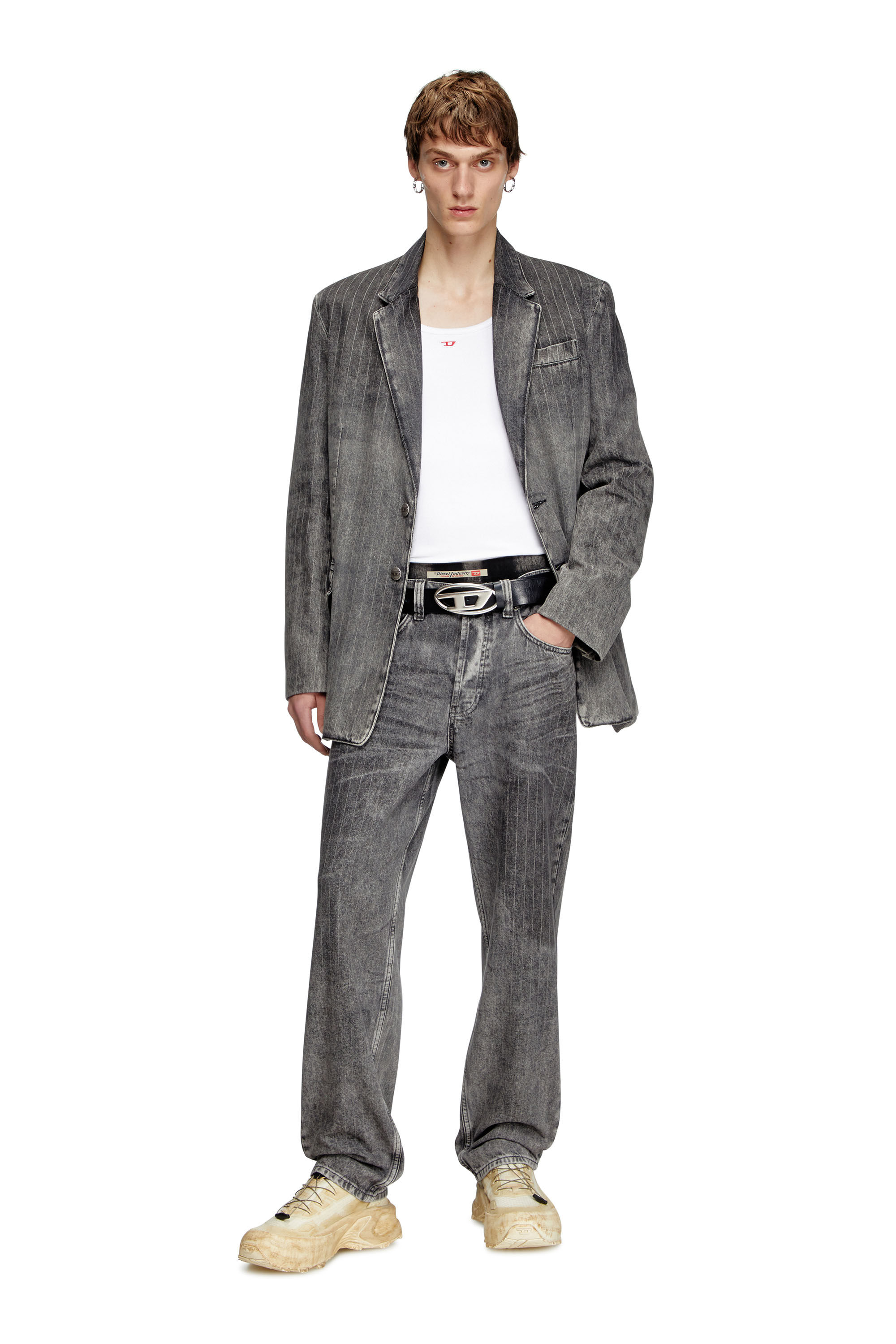 Diesel - Regular Jeans 2010 D-Macs 0ABCU Homme, Gris Clair - Image 1