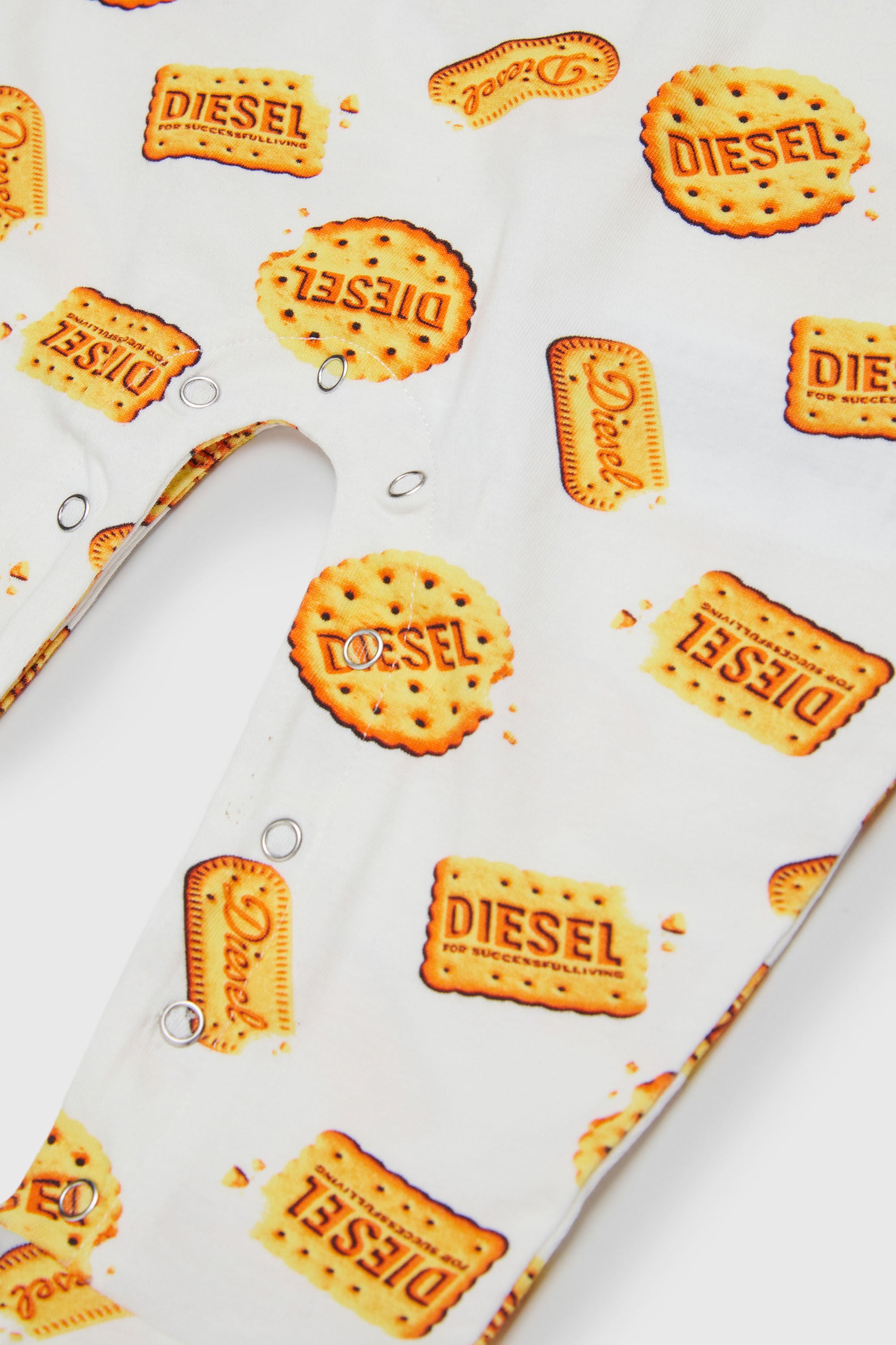 Diesel - UNNY-NB, Combinaison pour nouveau-n&eacute; avec logo Biscotto Diesel Mixte in Blanc - 4