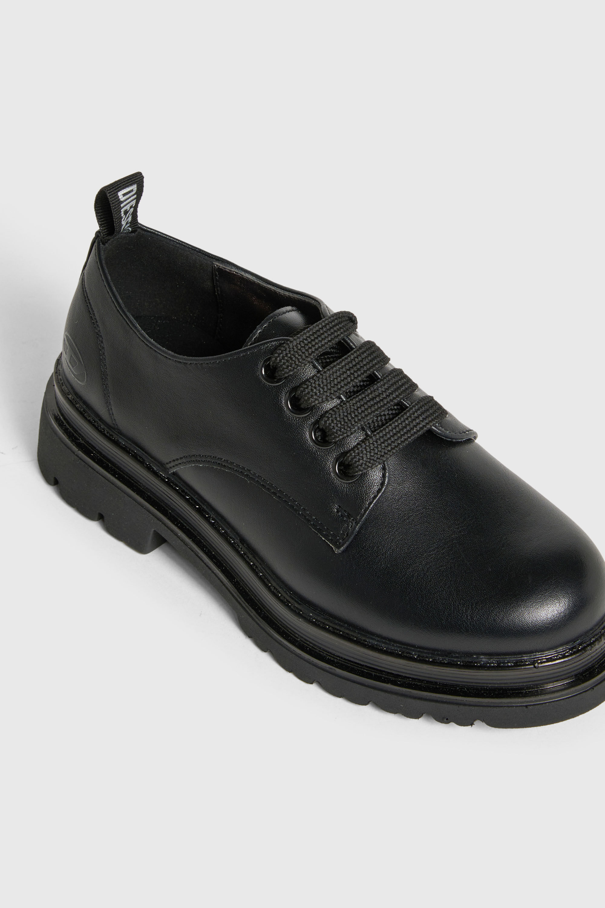 Diesel - D-DERBL-PU, D-Derbl- Derbies &agrave; semelle crant&eacute;e Mixte in Noir - 4