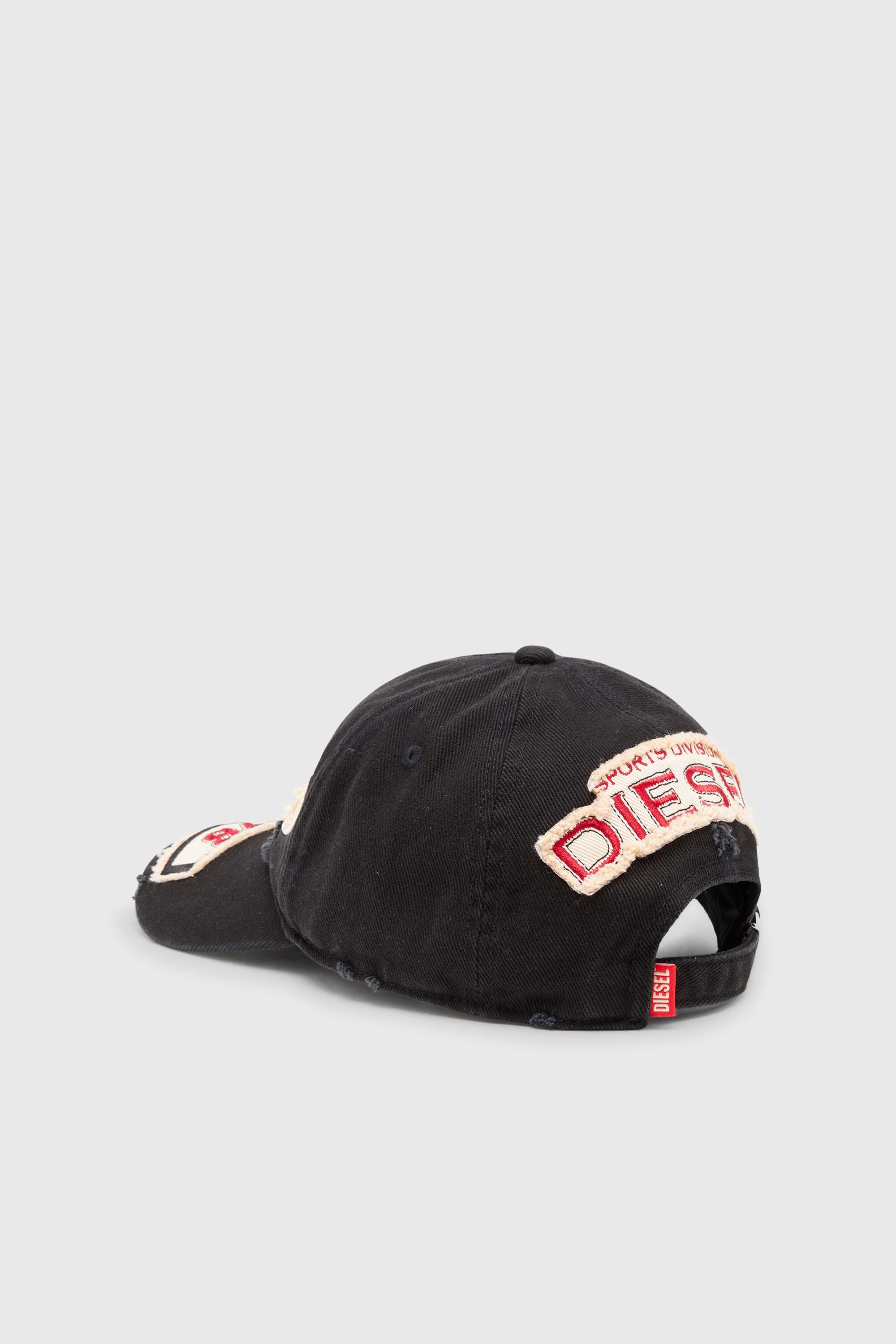 Diesel - C-BRAFF, Casquette de baseball avec empi&egrave;cements brod&eacute;s Mixte in Noir - 2