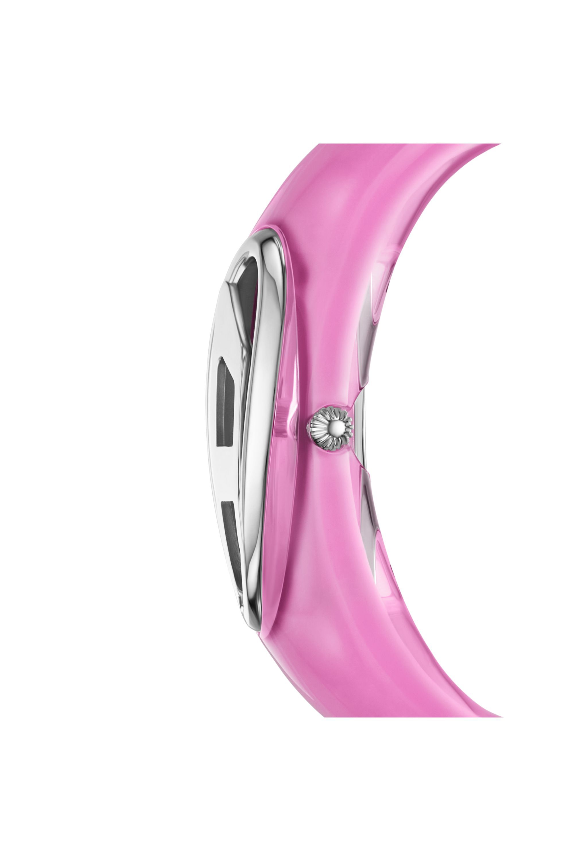 Diesel - DZ5617 WATCH, Diesel Wonder-D Two-Hand Pink Nylon Resin Watch Femme in Rose - 3