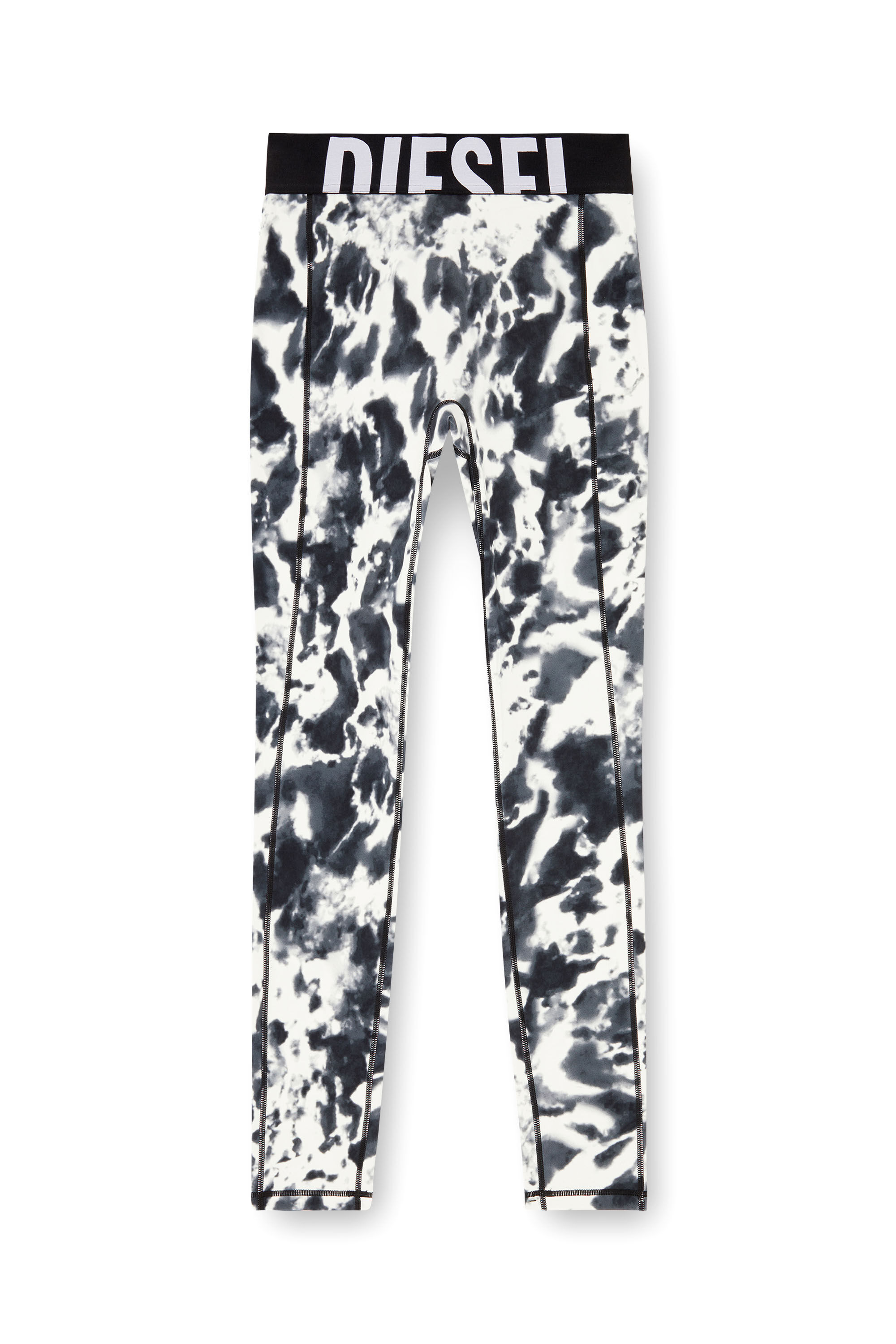 Diesel - ADELINE-D-POP, Leggings en microfibre imprim&eacute;e Femme in Polychrome - 2