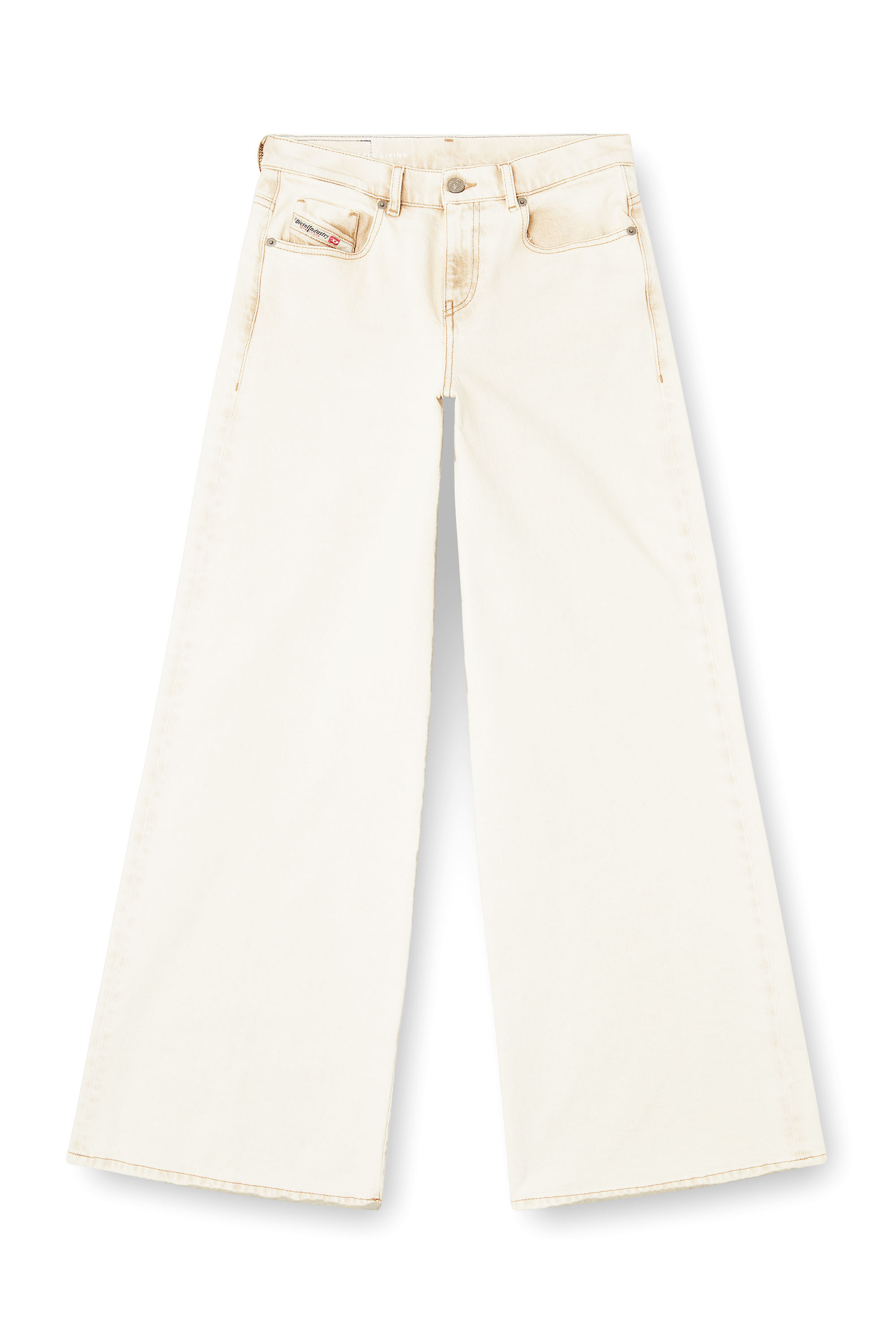 Diesel - Flare Jeans 1978 D-Akemi 09M70 Femme, Blanc - Image 2