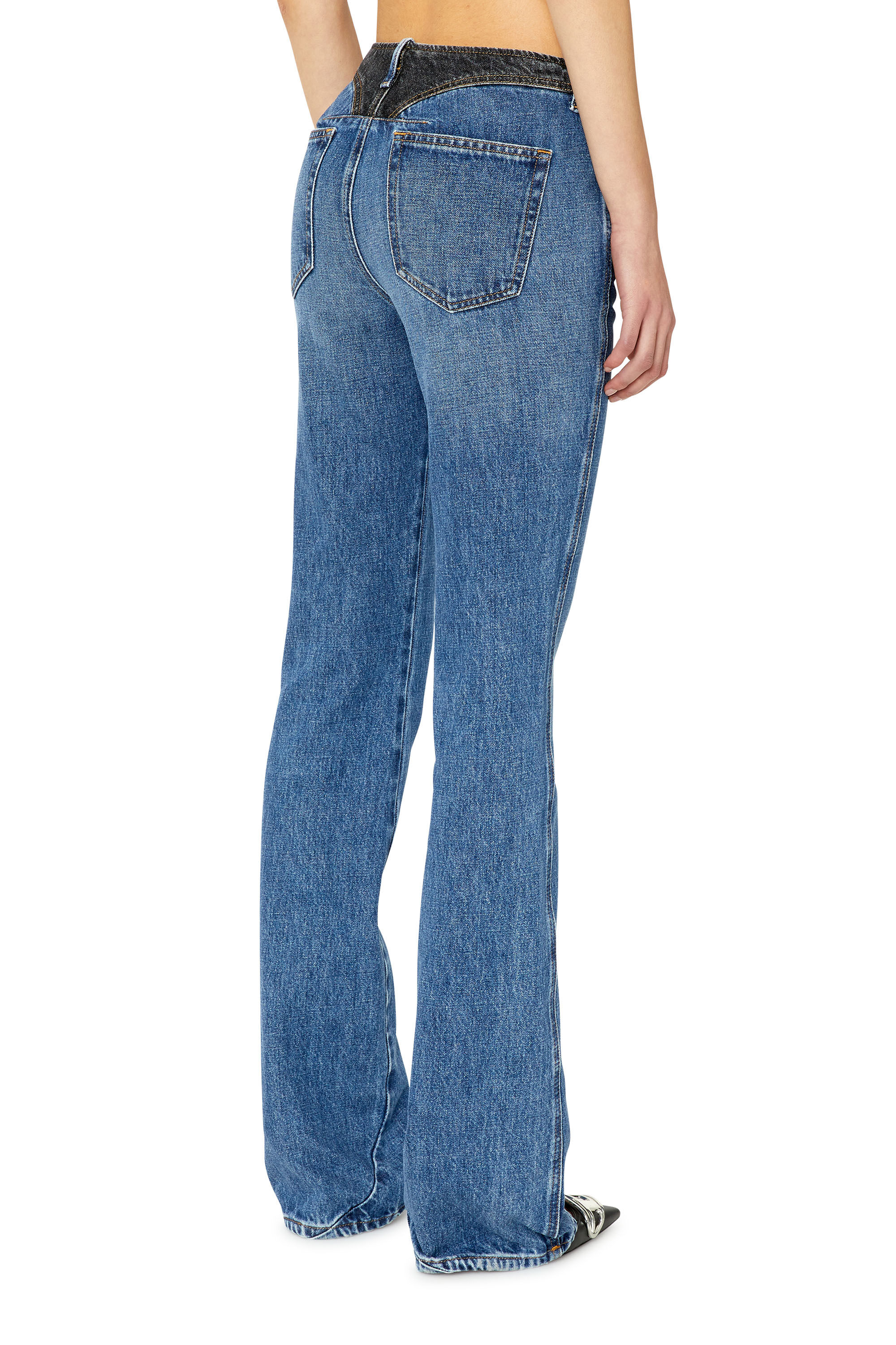 Diesel - 2003 D-Escription 007N6 Bootcut and Flare Jeans, Medium blue - Image 3