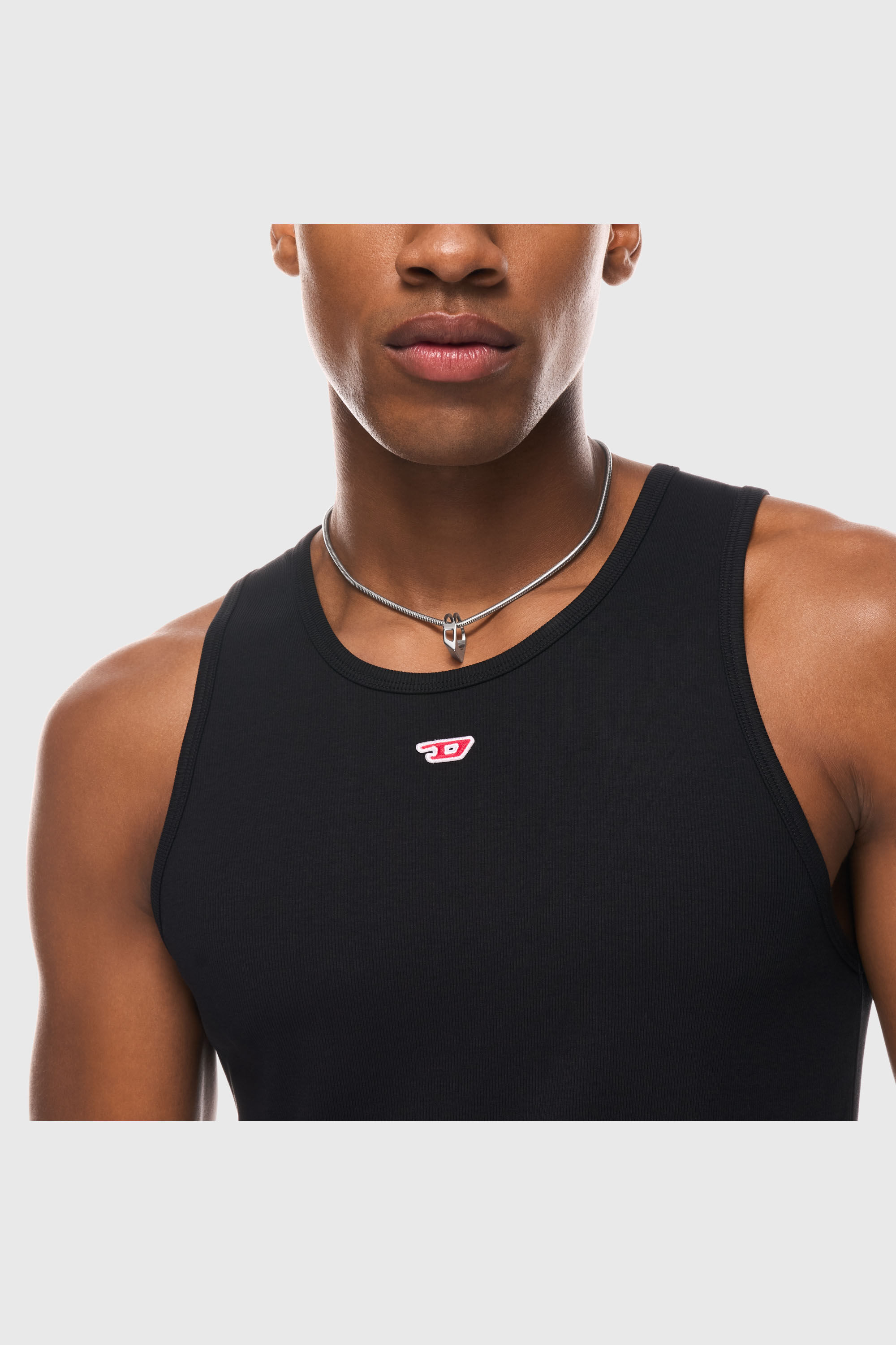Diesel - DX167240 JEWELLERY, Collier cha&icirc;ne en acier inoxydable Mixte in Gris argent&eacute; - 4