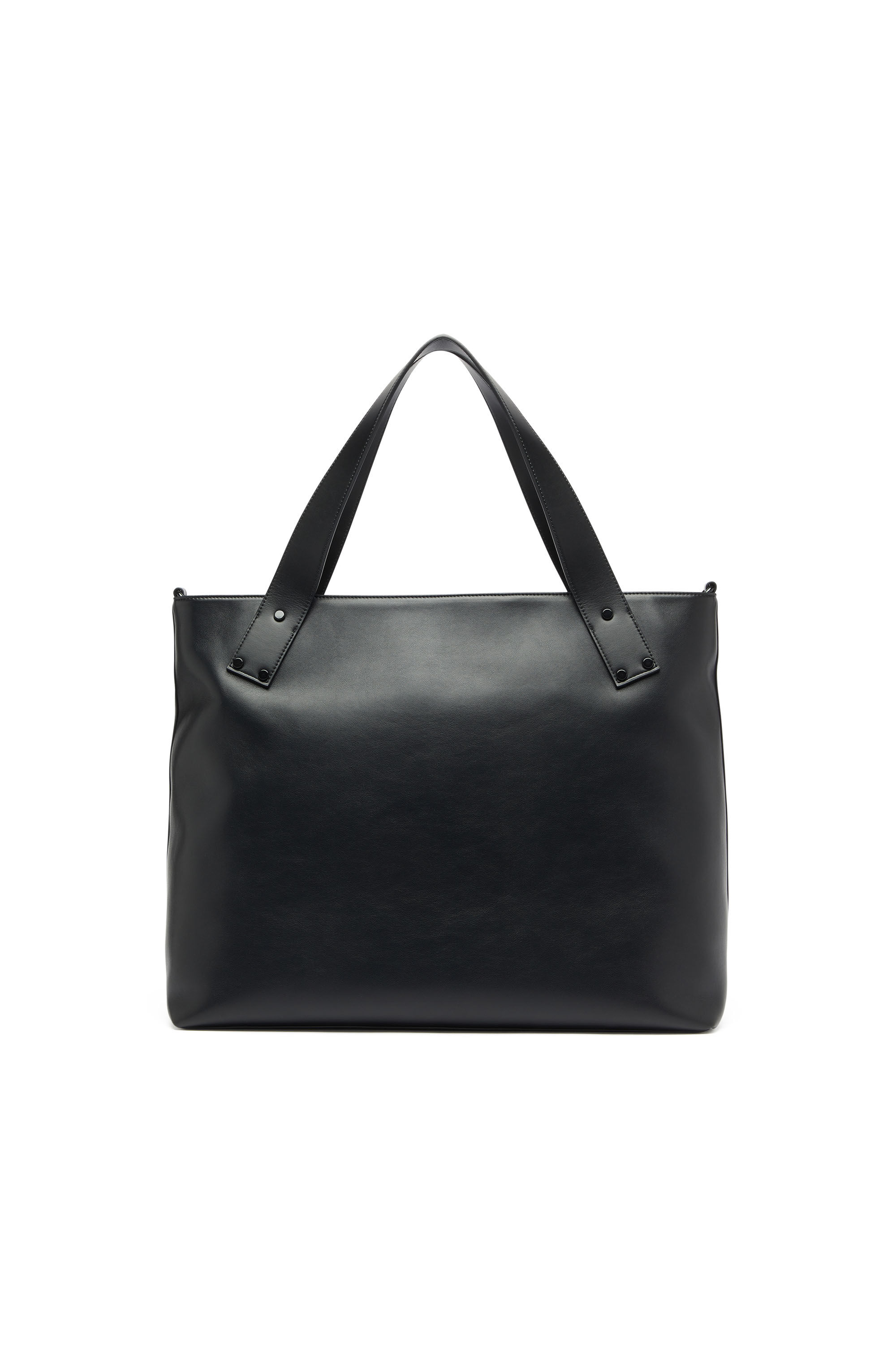 Diesel - RIVET-D TOTE E\W, Rivet-D - Sac shopping zipp&eacute; avec poche &agrave; rabat Homme in Noir - 2