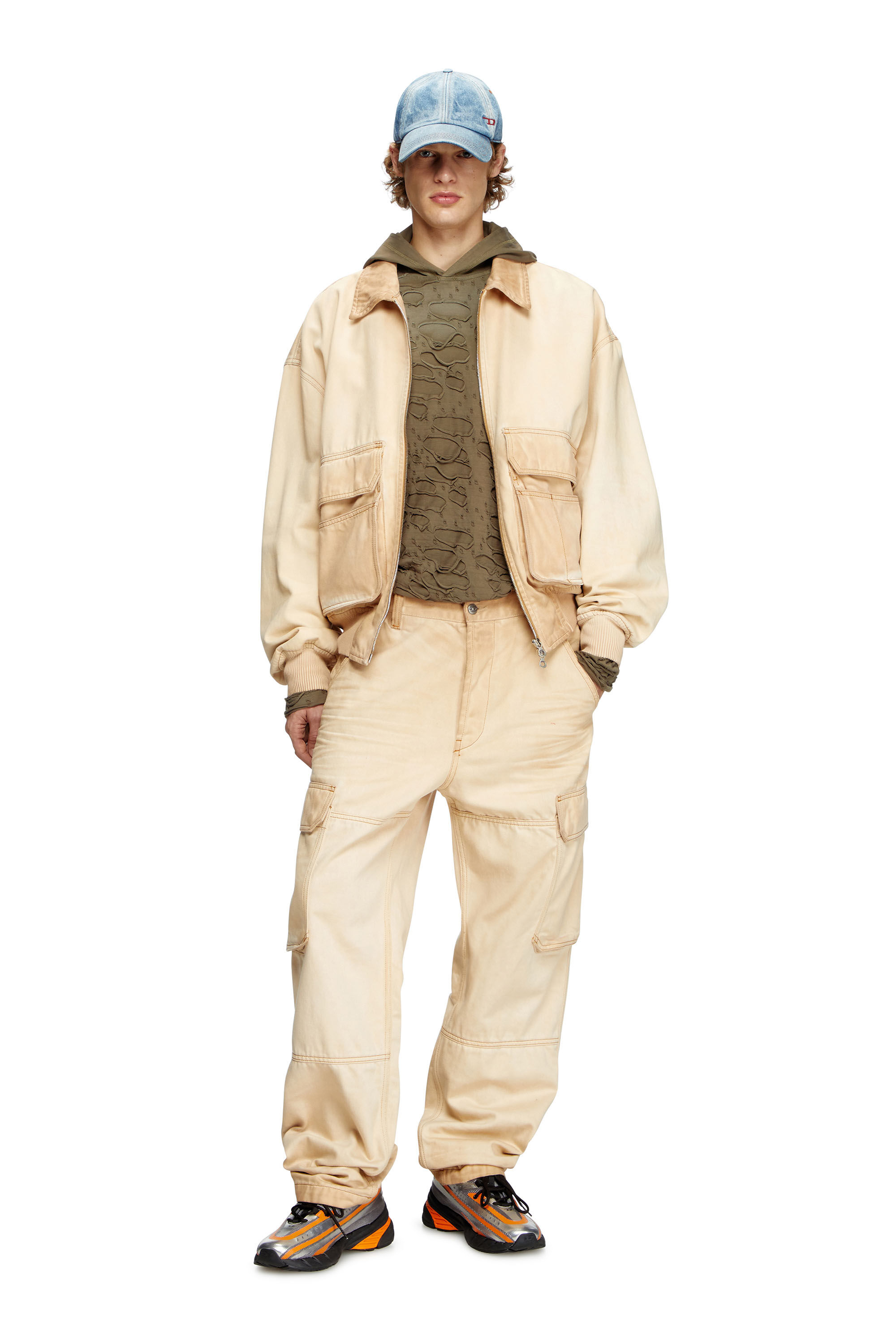 Diesel - Regular Jeans D-Uty 09L26 Homme, Beige - Image 1