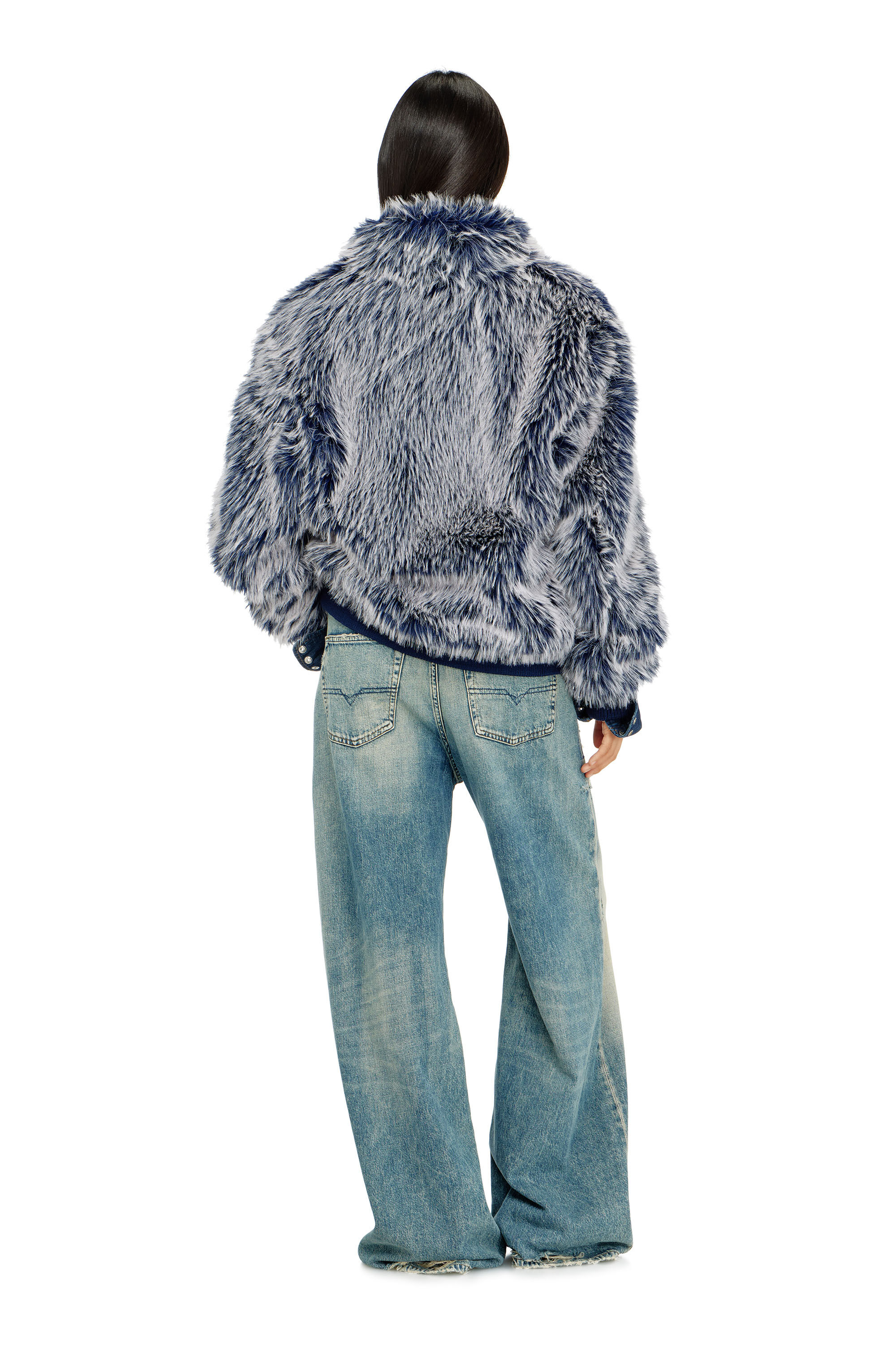 Diesel - Woman's Relaxed Jeans 1996 D-Sire 09P62, Medium blue - 3