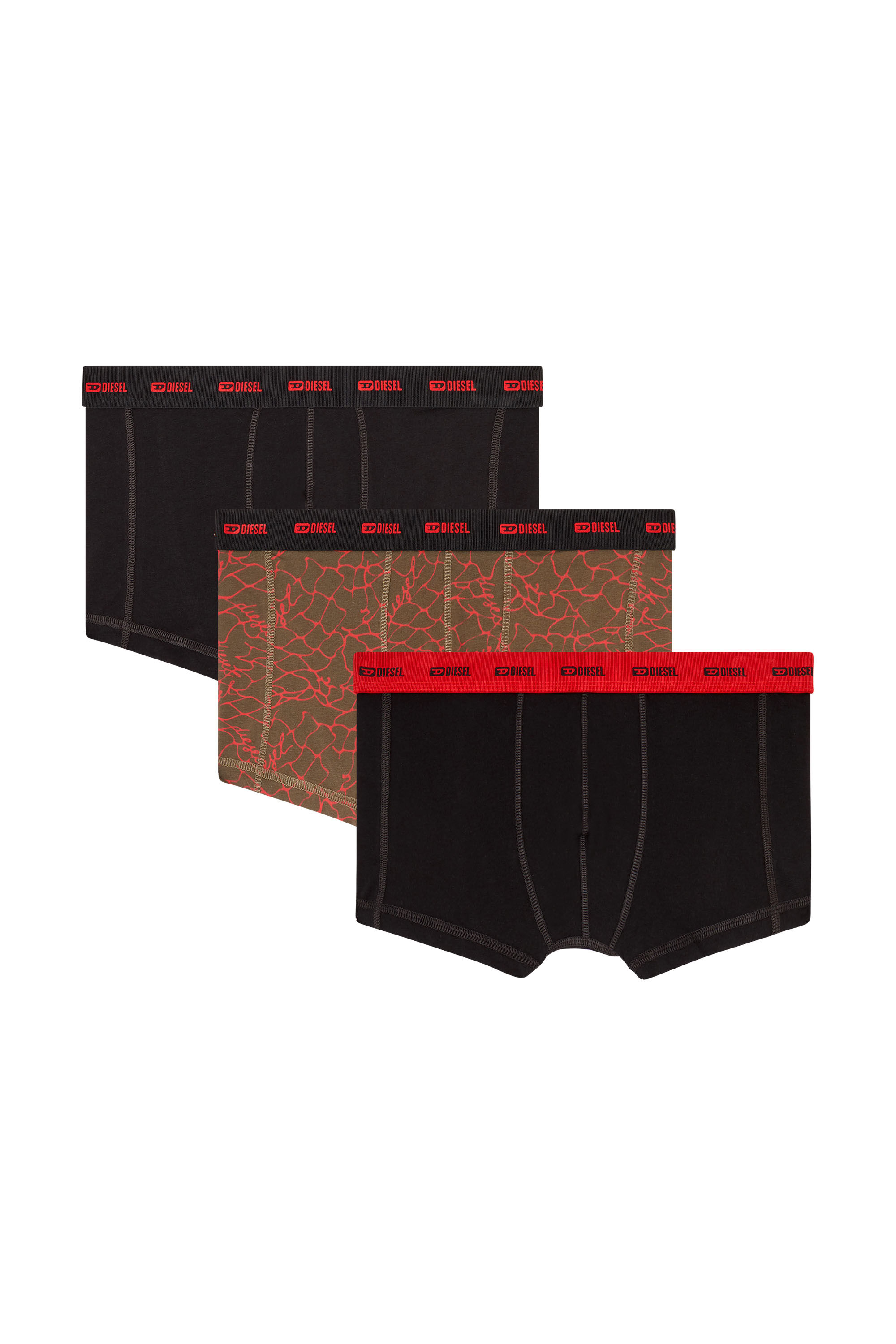 Diesel - DAMIEN-UTLT-3PACK, Lot de trois boxers avec motif graphique Homme in Polychrome - 2