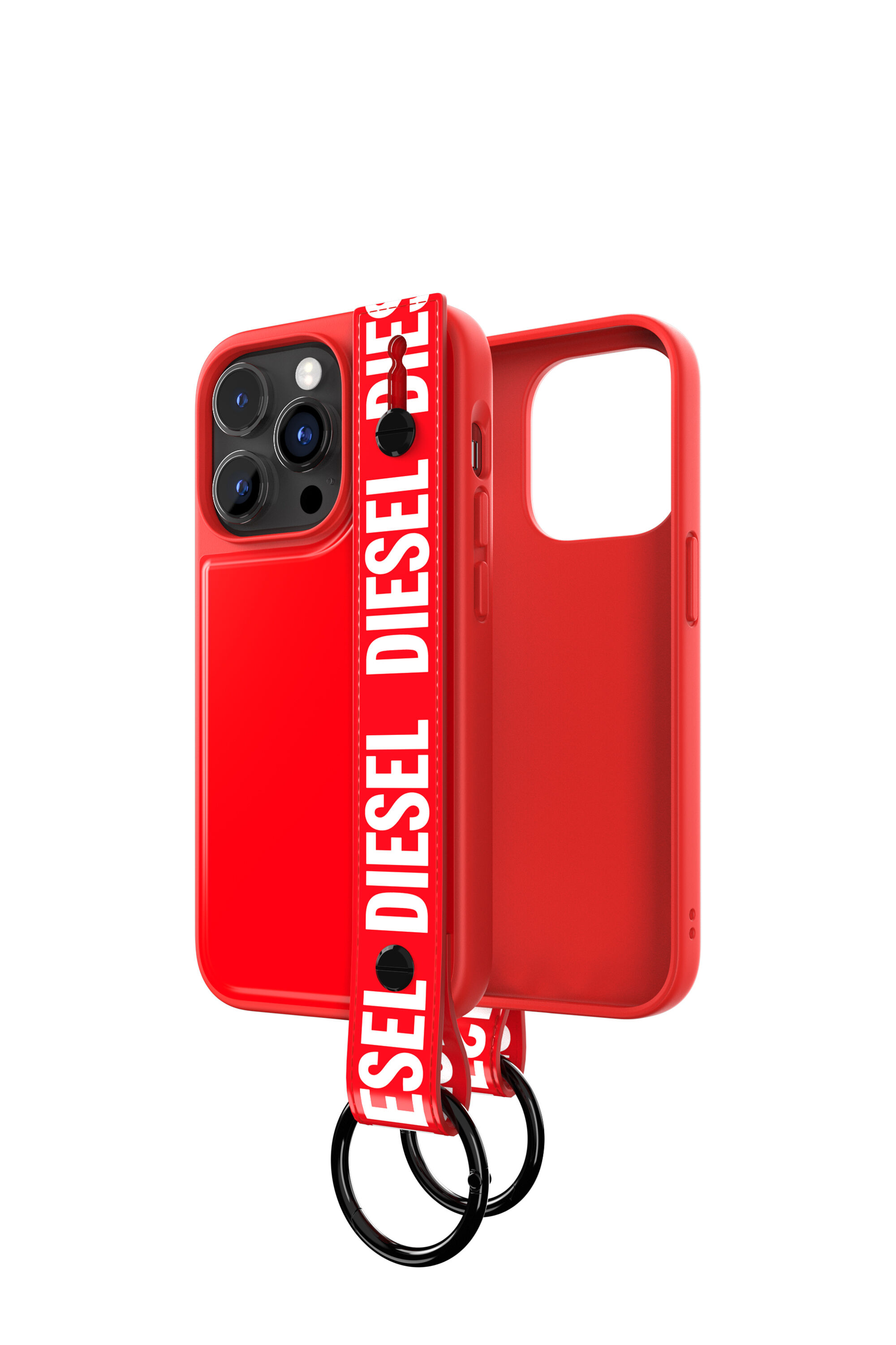 DIESEL 60155 Aop Case ピンクiPhone13.14 60155 AOP CASE Oval D Glitter Case for iP 16｜ピンク