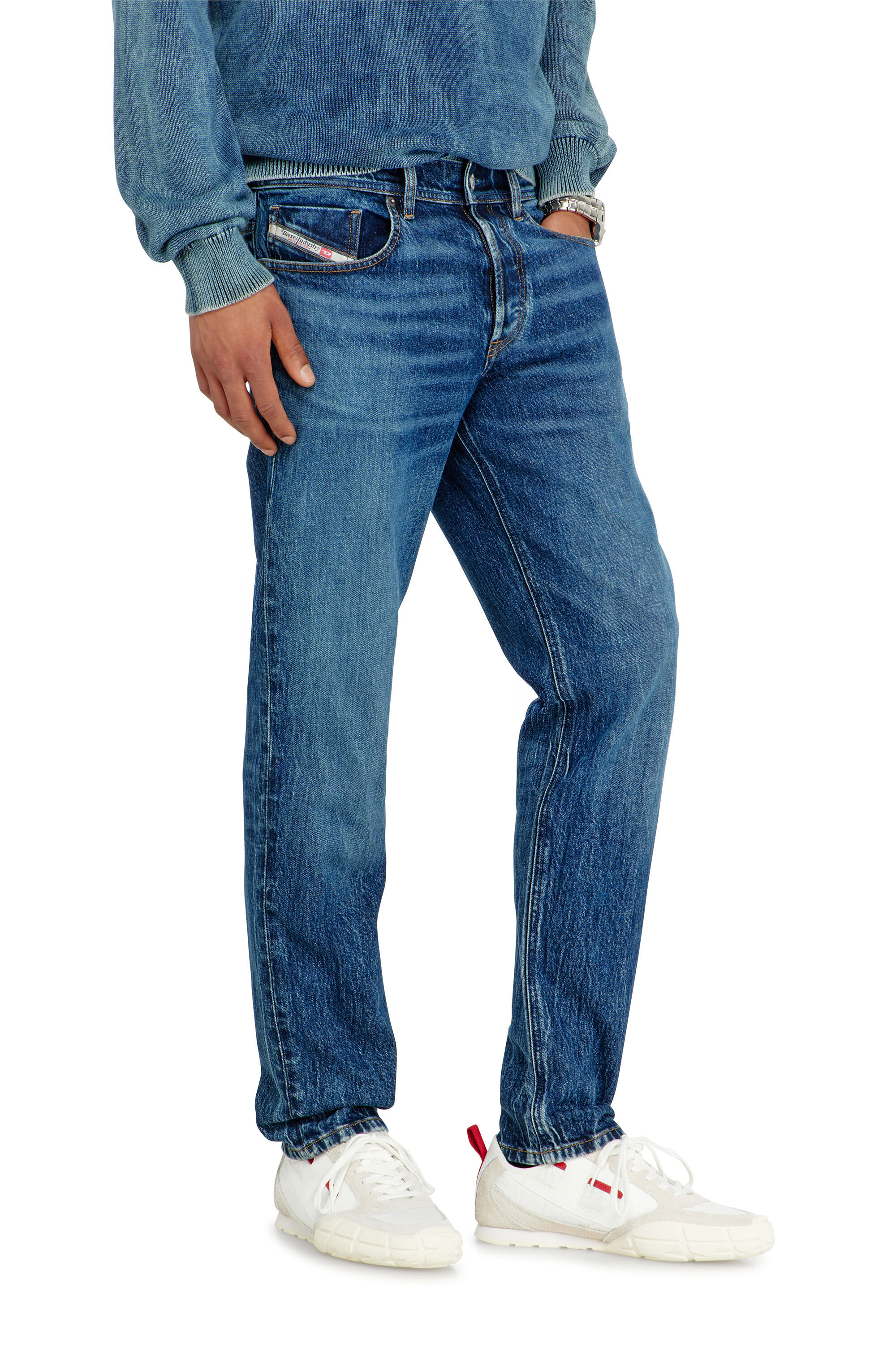 Diesel - Regular Jeans 2023 D-Finitive 0KBBQ Homme, Bleu Fonc&eacute; - Image 6
