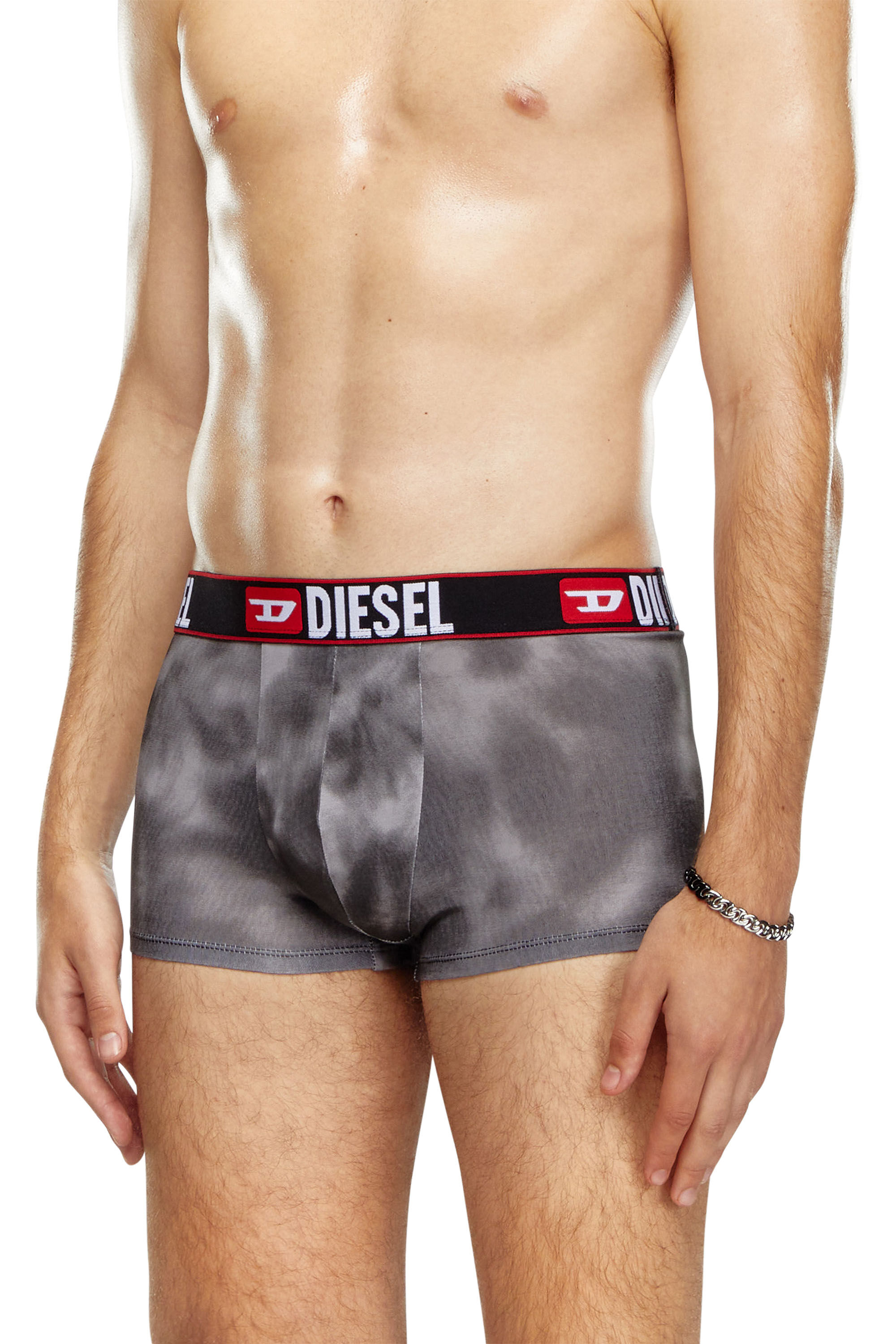 Diesel - UMBX-DAMIEN, Boxer avec imprimé nuage Homme in Noir - 3