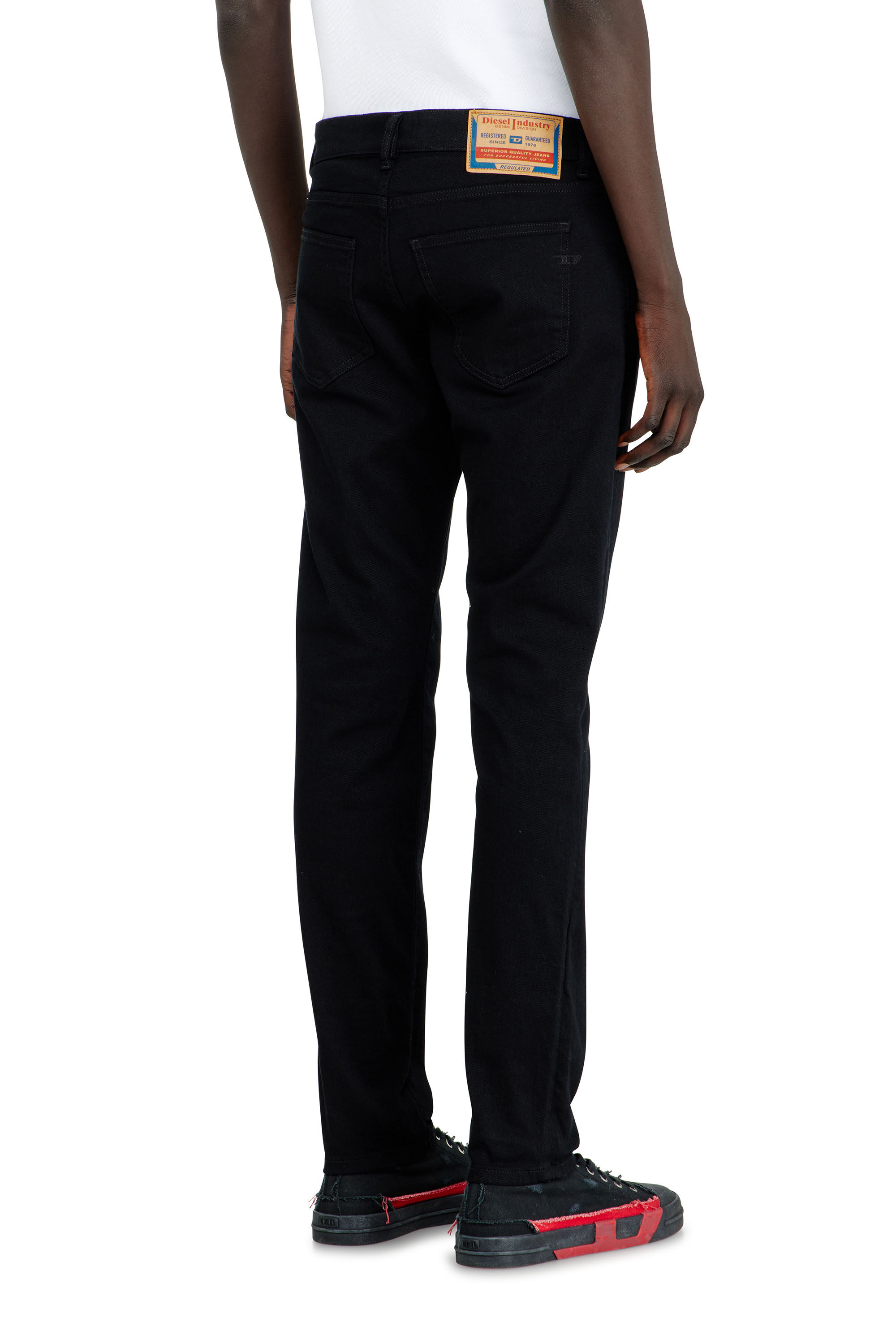 Diesel - Slim Jeans 2019 D-Strukt 069YP Homme, Noir/Gris fonc&eacute; - Image 5