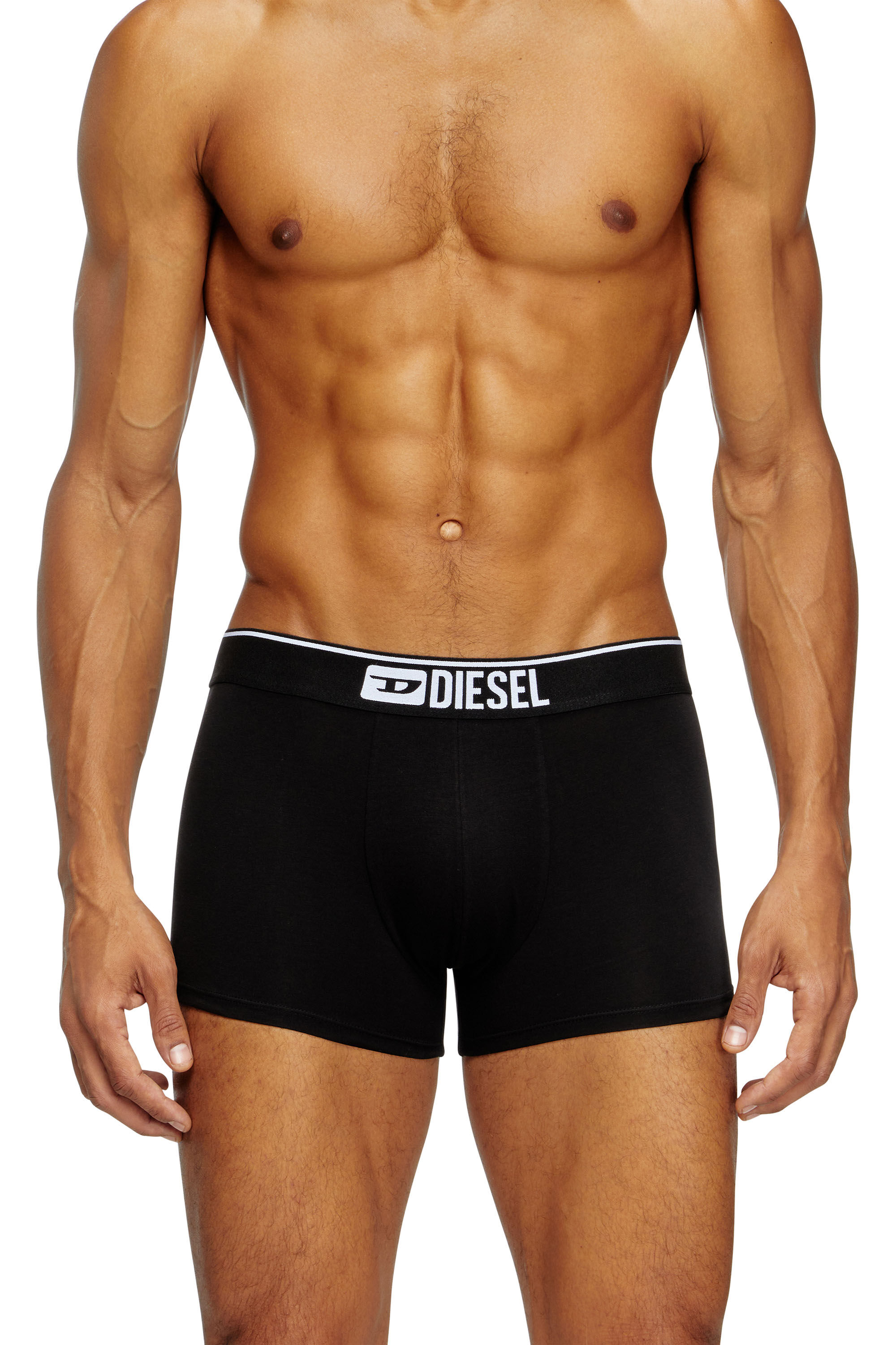 Diesel - UMBX-DAMIENTHREEPACK, Lot de trois boxers couleur unie Homme in Noir - 3